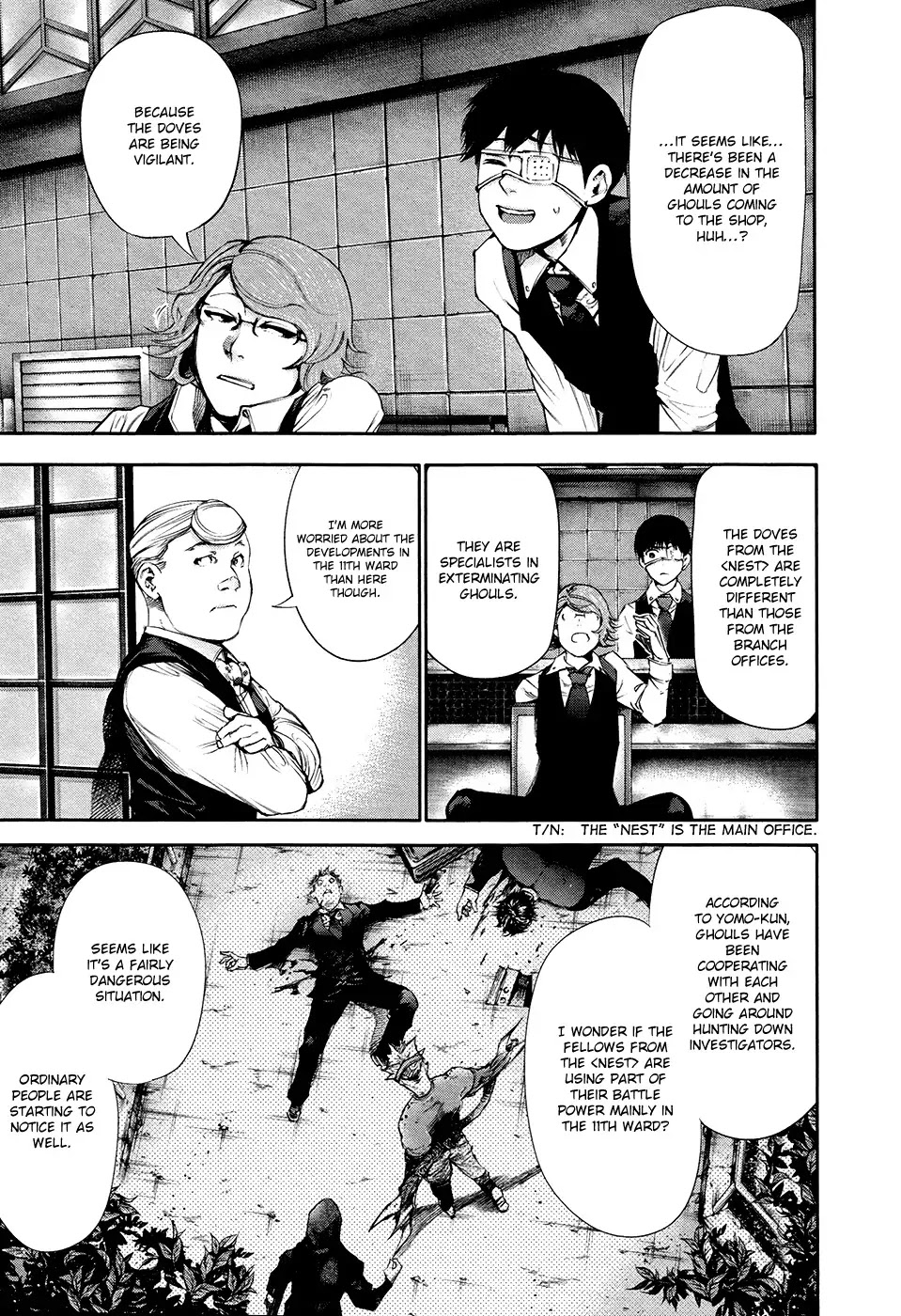 Tokyo Ghoul Chapter 49 page 12 - Chapter 49: Caged Bird