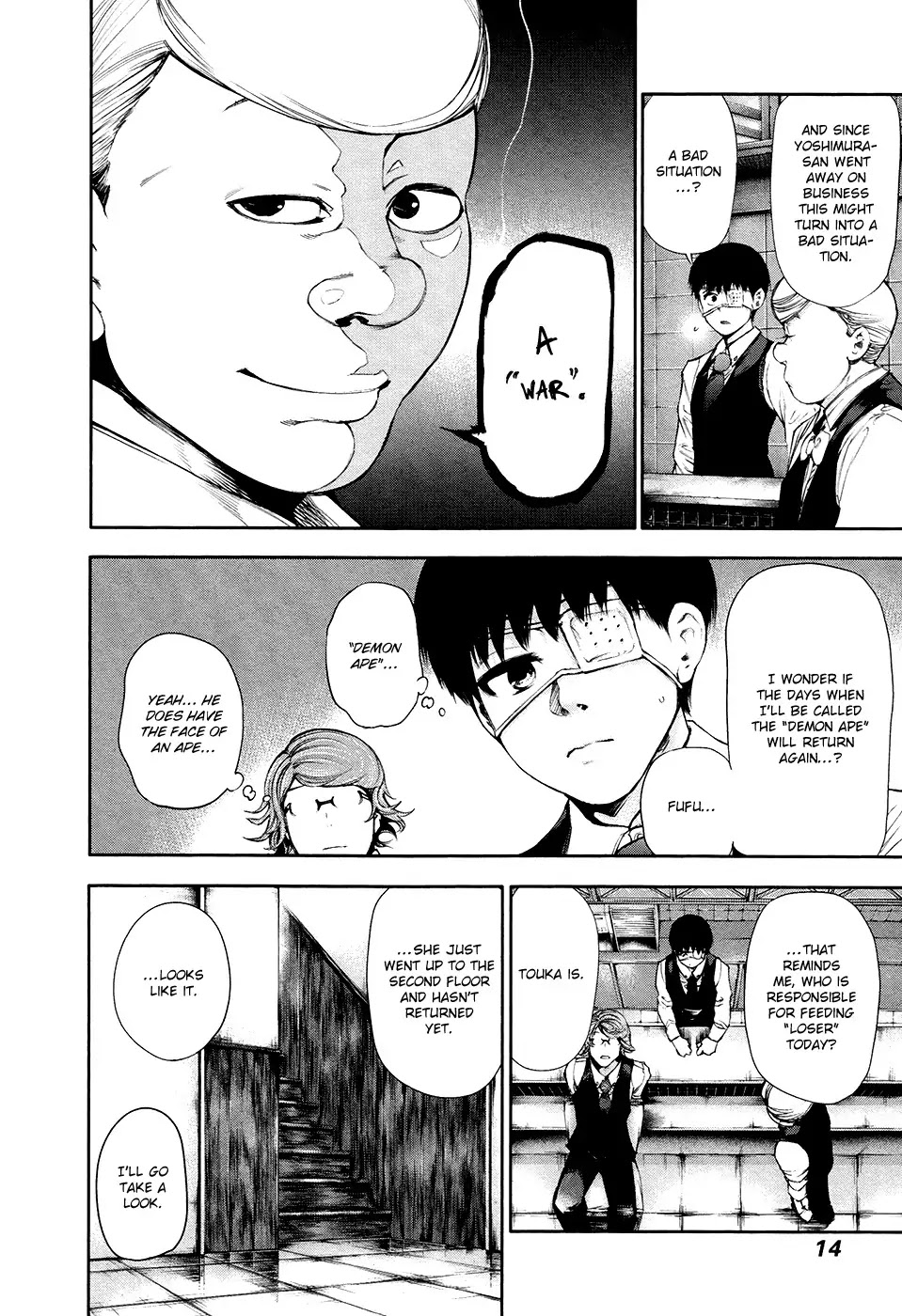 Tokyo Ghoul Chapter 49 page 13 - Chapter 49: Caged Bird