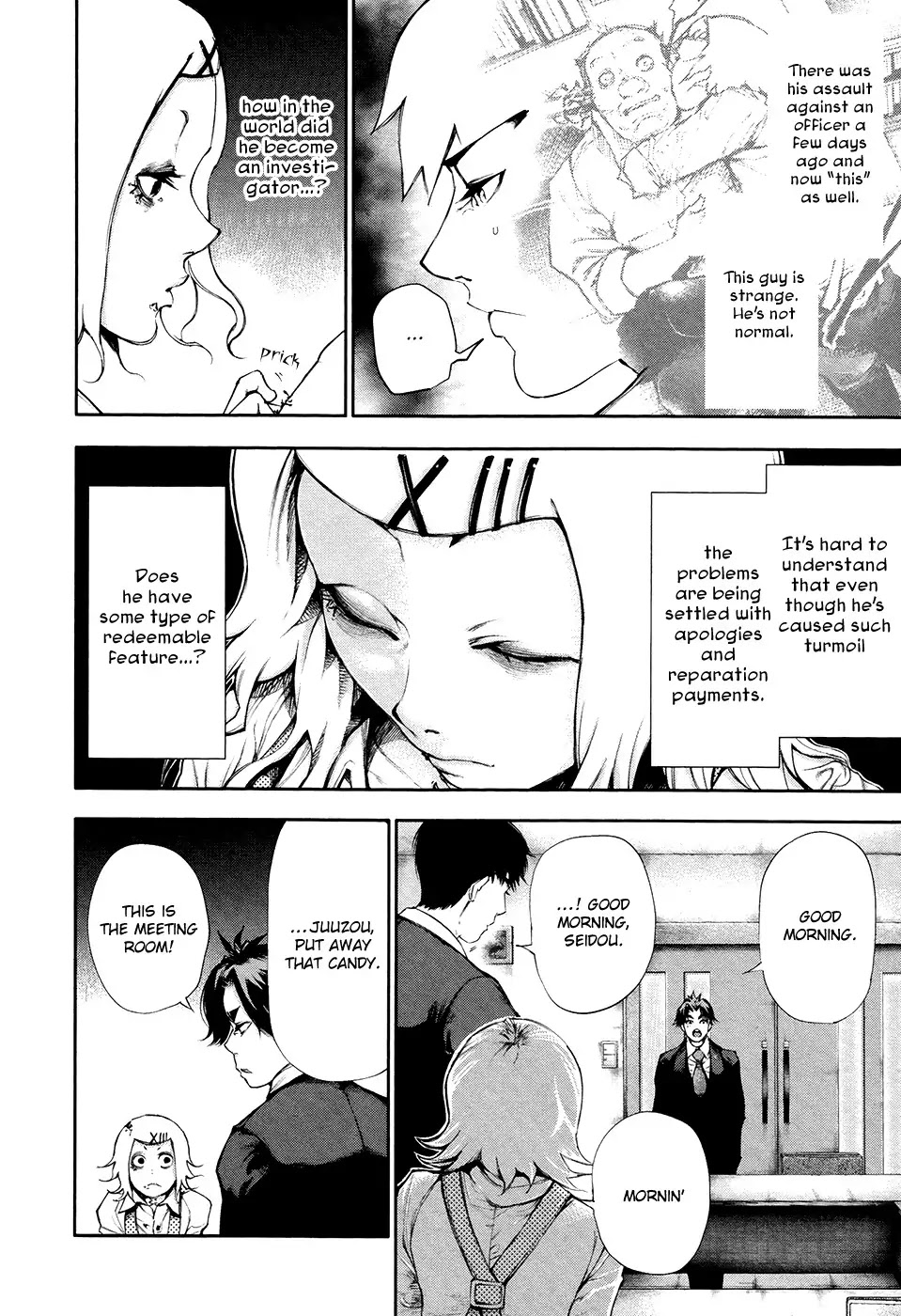 Tokyo Ghoul Chapter 49 page 7 - Chapter 49: Caged Bird