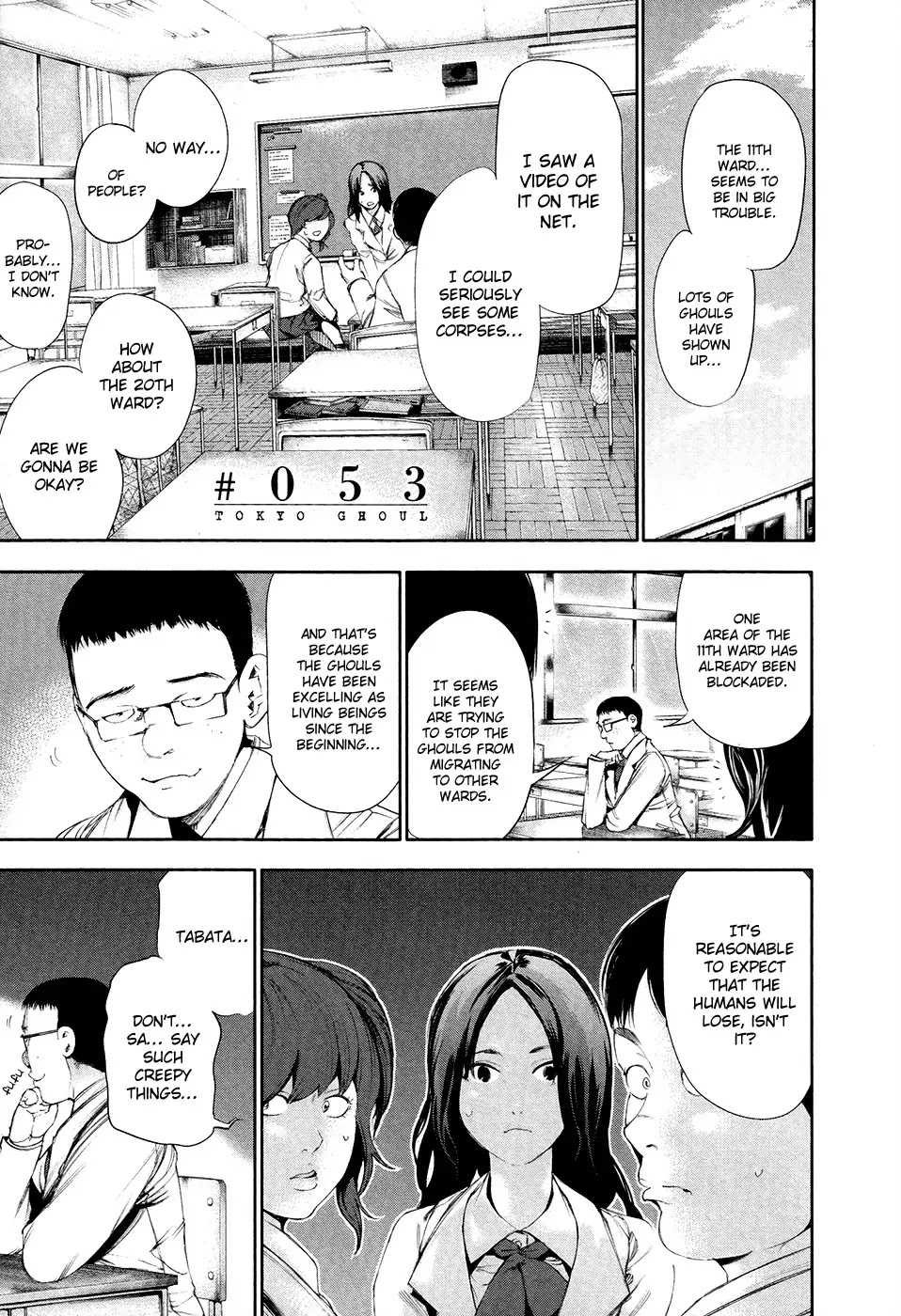 Tokyo Ghoul Chapter 53 page 2 - Chapter 53: Lecture