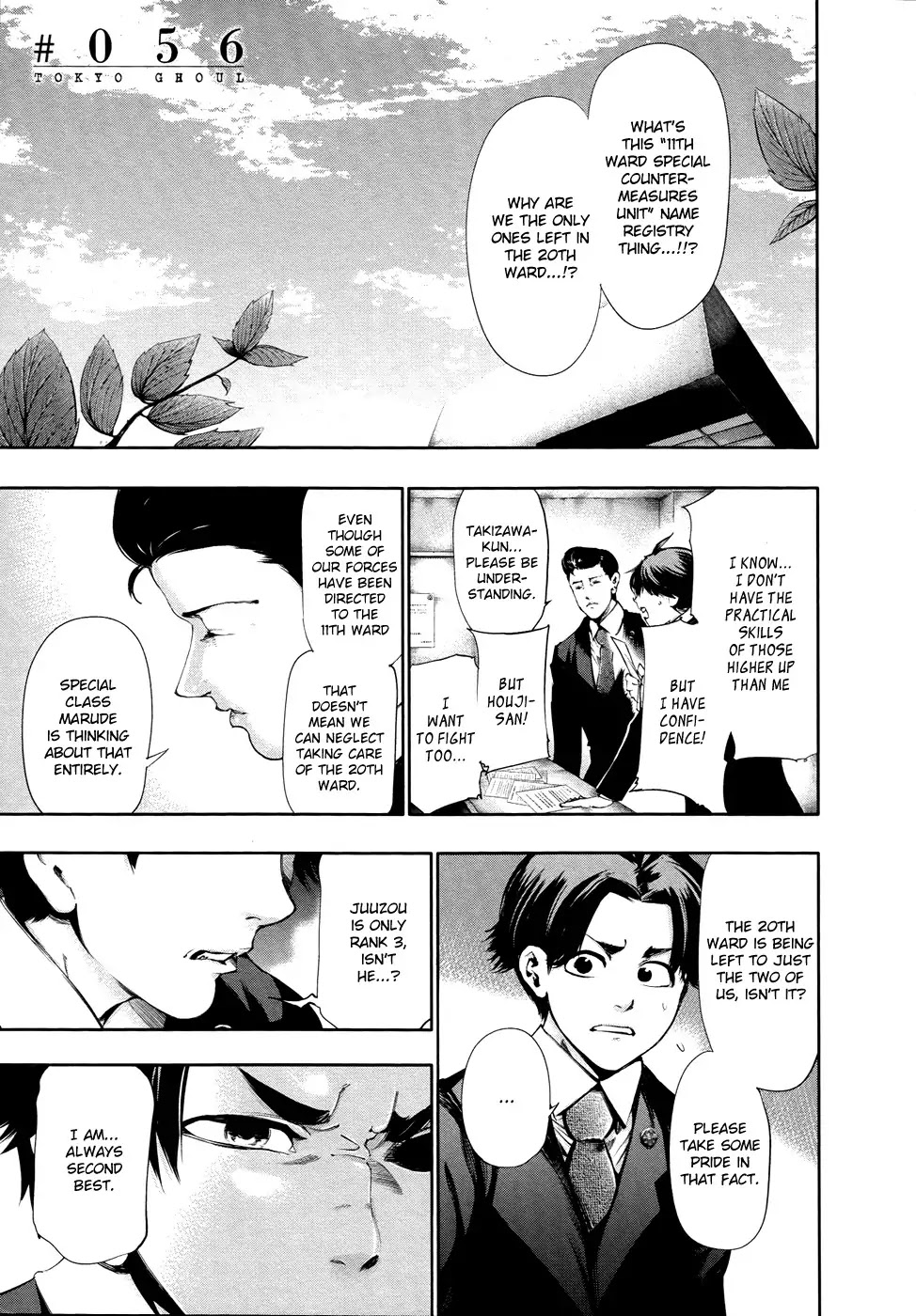 Tokyo Ghoul Chapter 56 page 2 - Chapter 56: Squirming