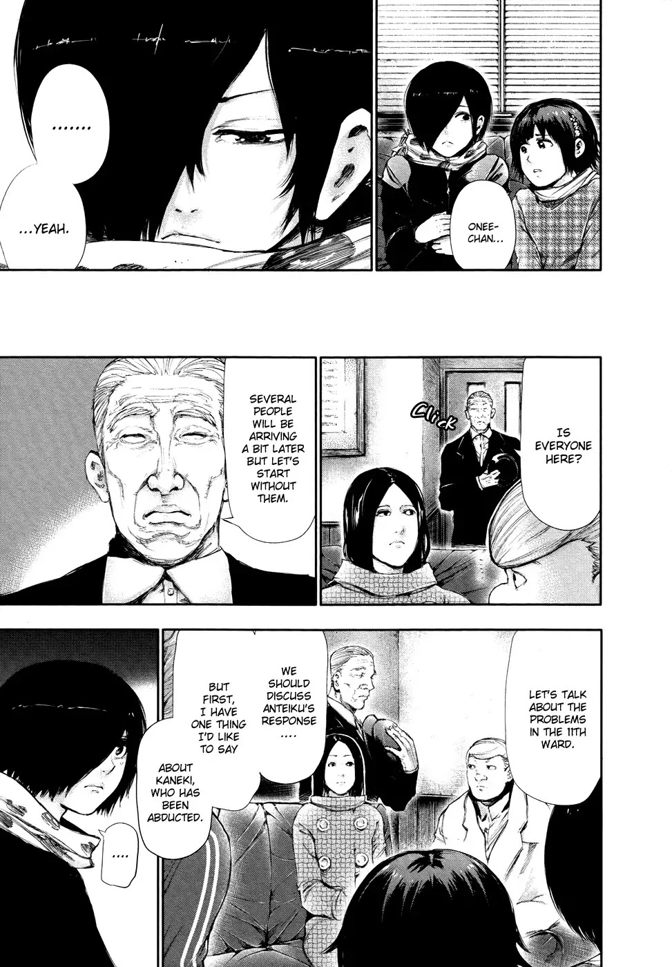 Tokyo Ghoul Chapter 58 page 18 - Chapter 58: Warped Smile