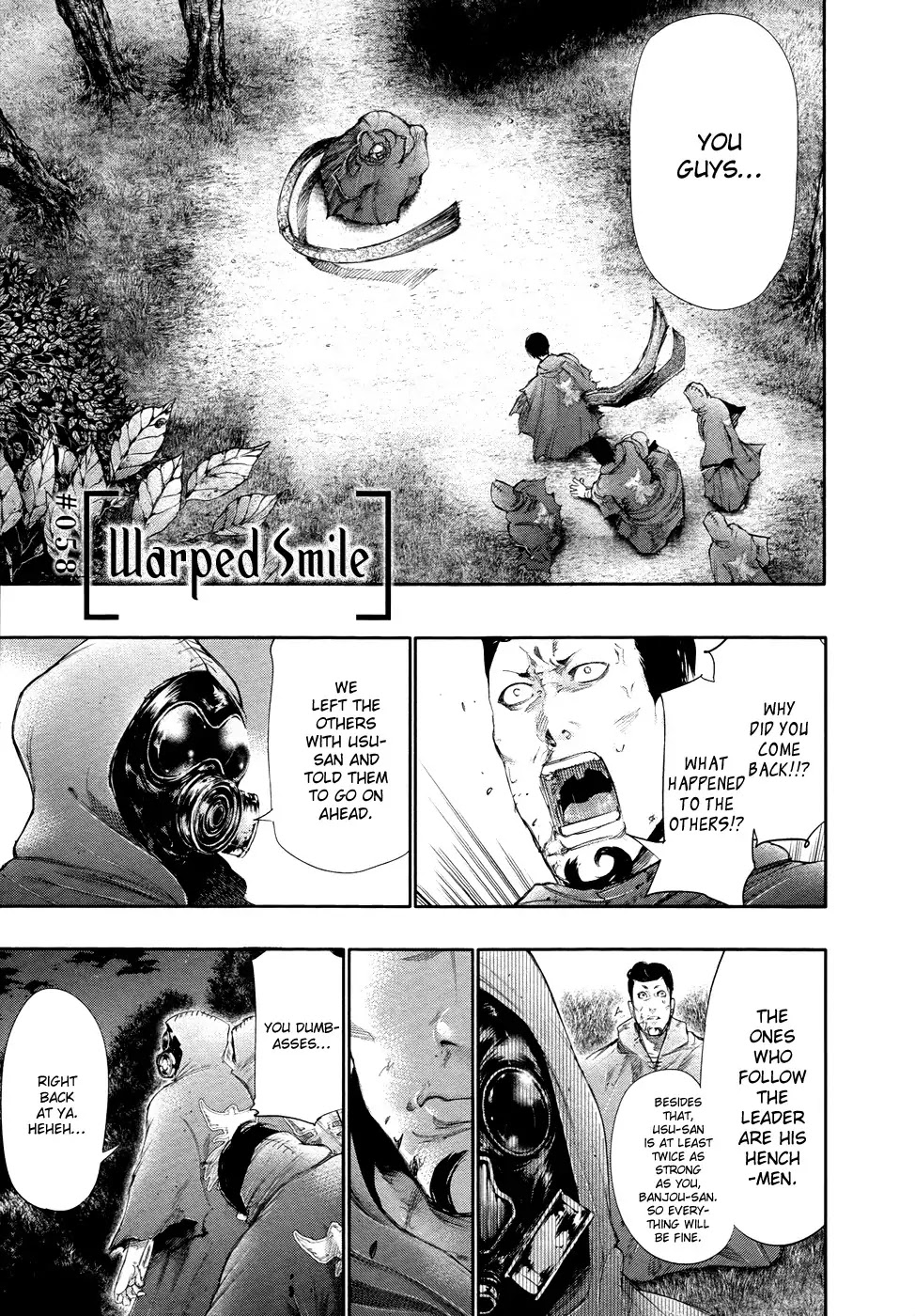 Tokyo Ghoul Chapter 58 page 2 - Chapter 58: Warped Smile