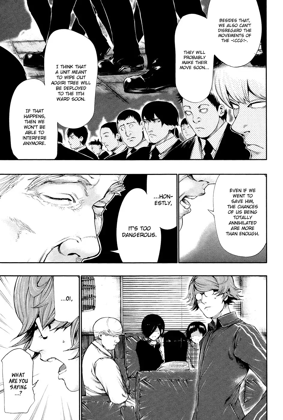 Tokyo Ghoul Chapter 59 page 8 - Chapter 59: Closed