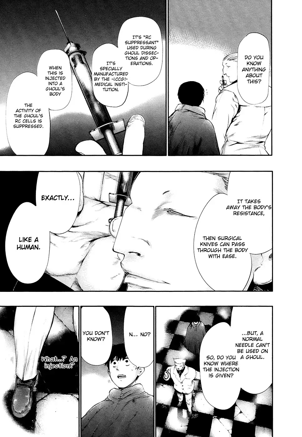 Tokyo Ghoul Chapter 61 page 6 - Chapter 61: Faint Light