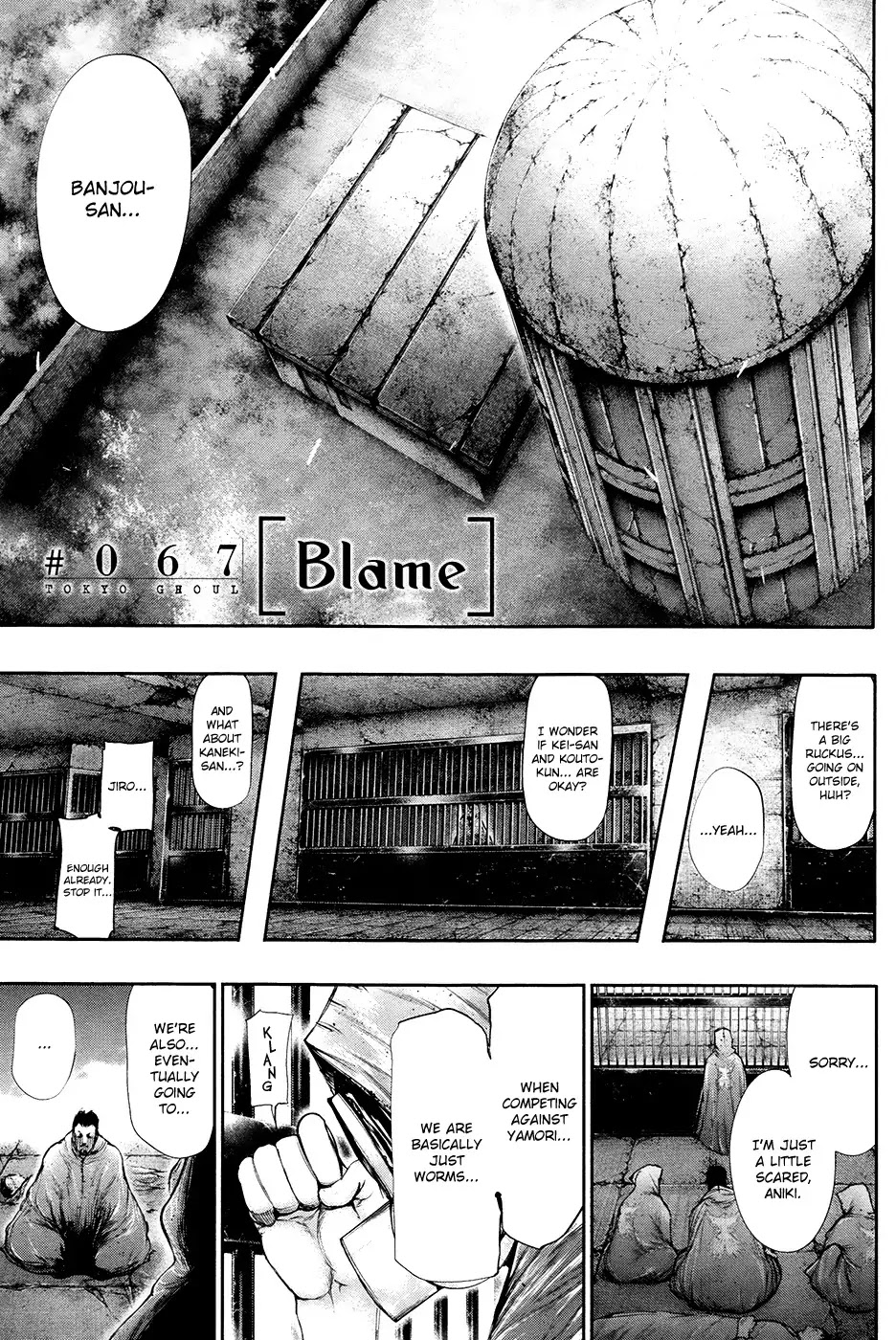 Tokyo Ghoul Chapter 67 page 2 - Chapter 67: Blame