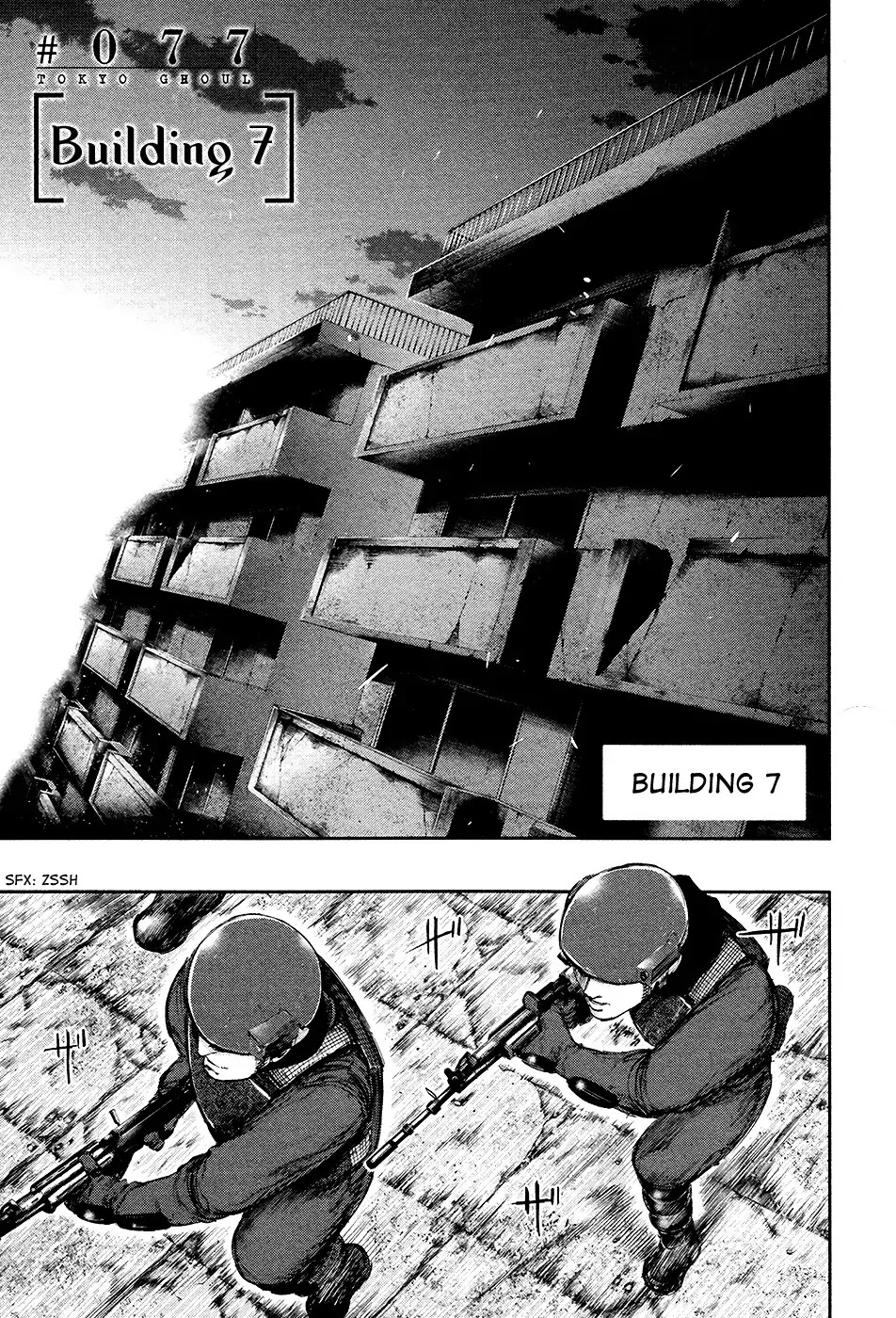 Tokyo Ghoul Chapter 77 page 2 - Chapter 77: Building 7