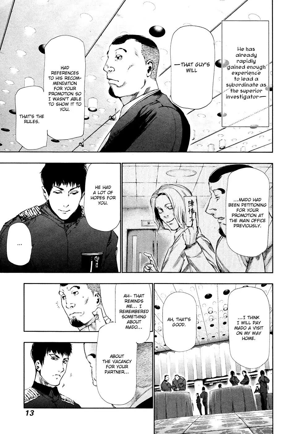 Tokyo Ghoul Chapter 80 page 12 - Chapter 80: Promotion