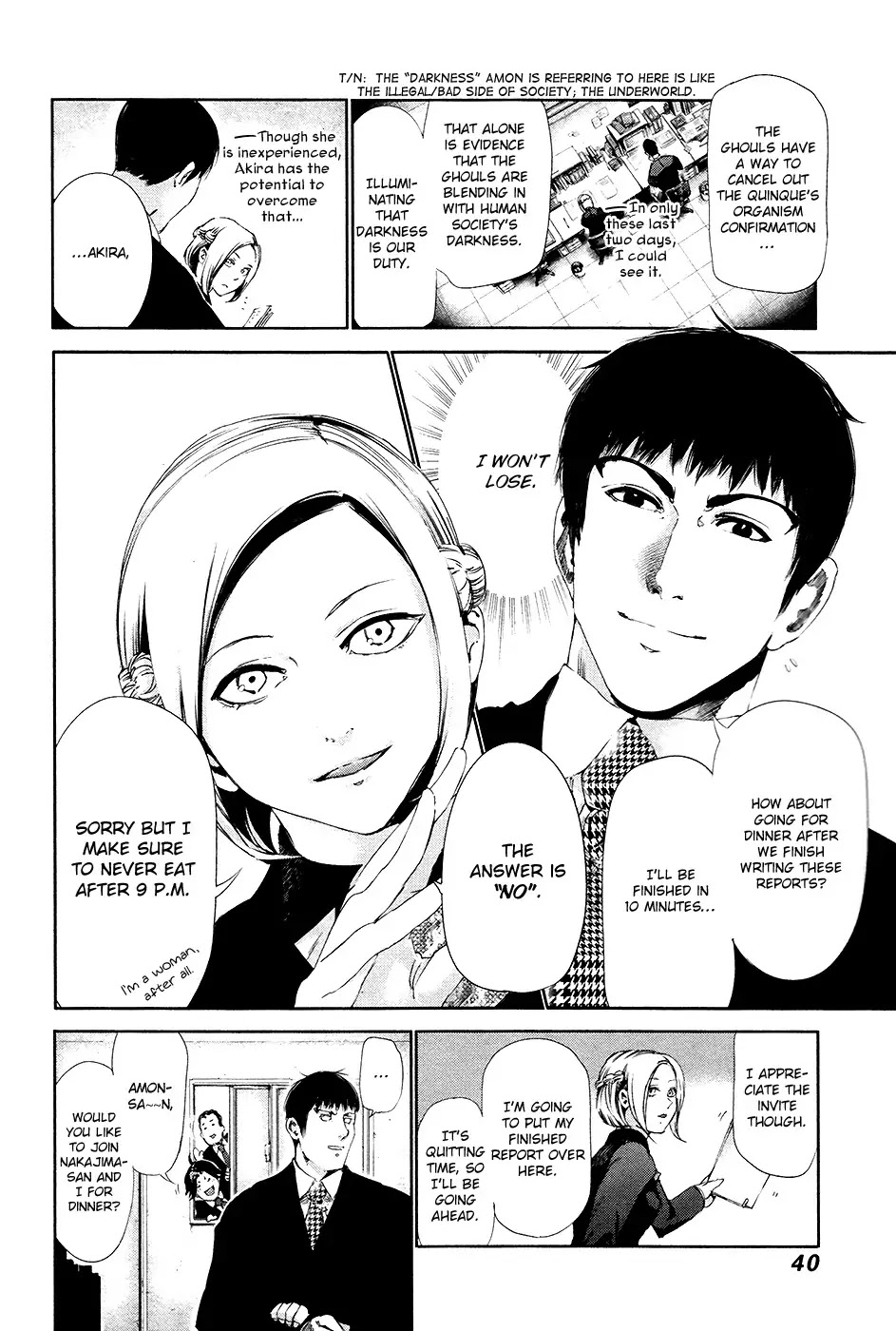Tokyo Ghoul Chapter 81 page 19 - Chapter 81: Subordinate