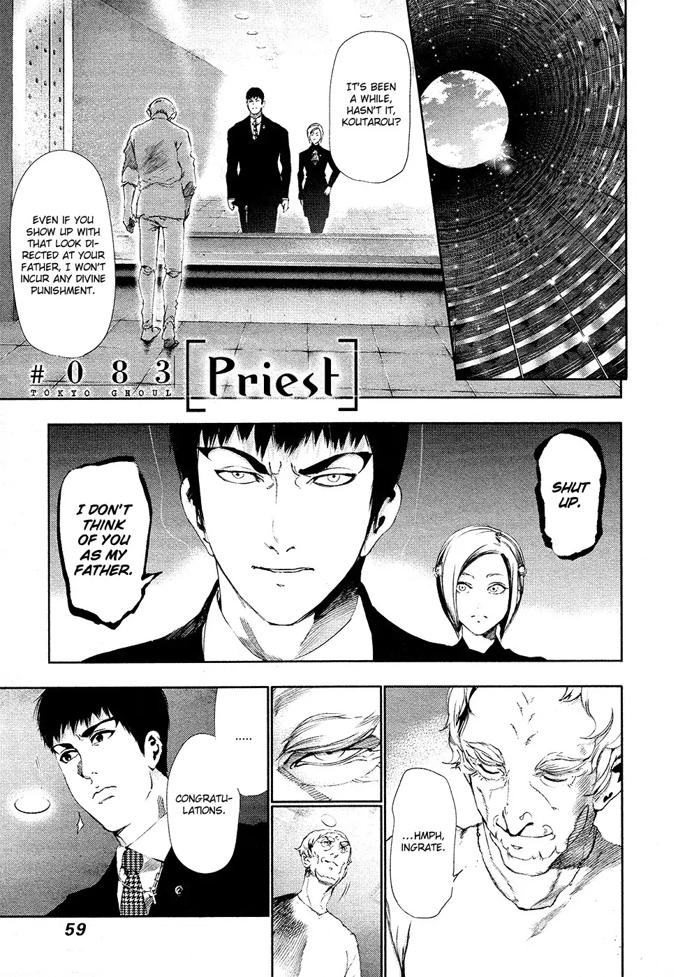 Tokyo Ghoul Chapter 83 page 2 - Chapter 83: Priest