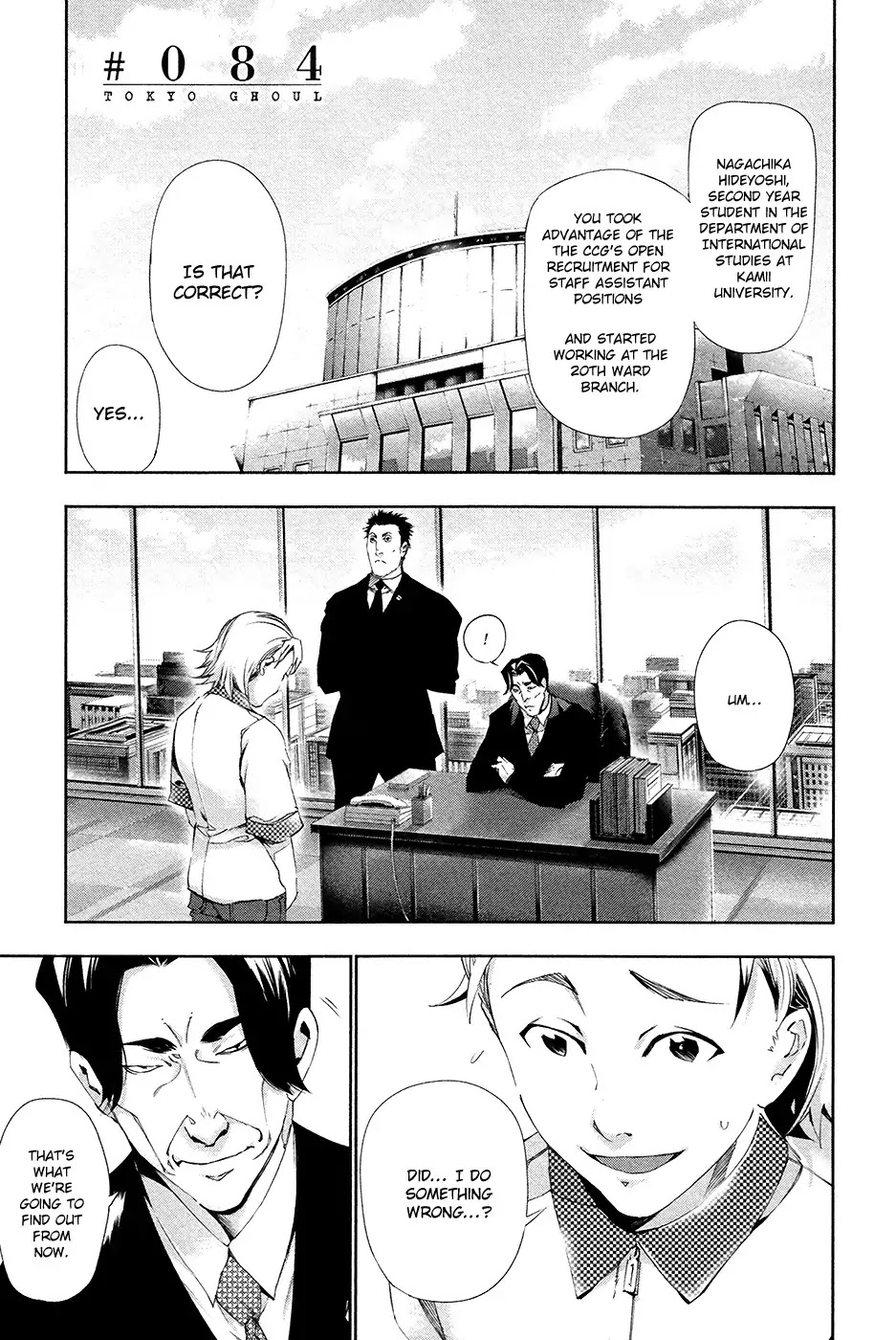 Tokyo Ghoul Chapter 84 page 2 - Chapter 84: Emerging