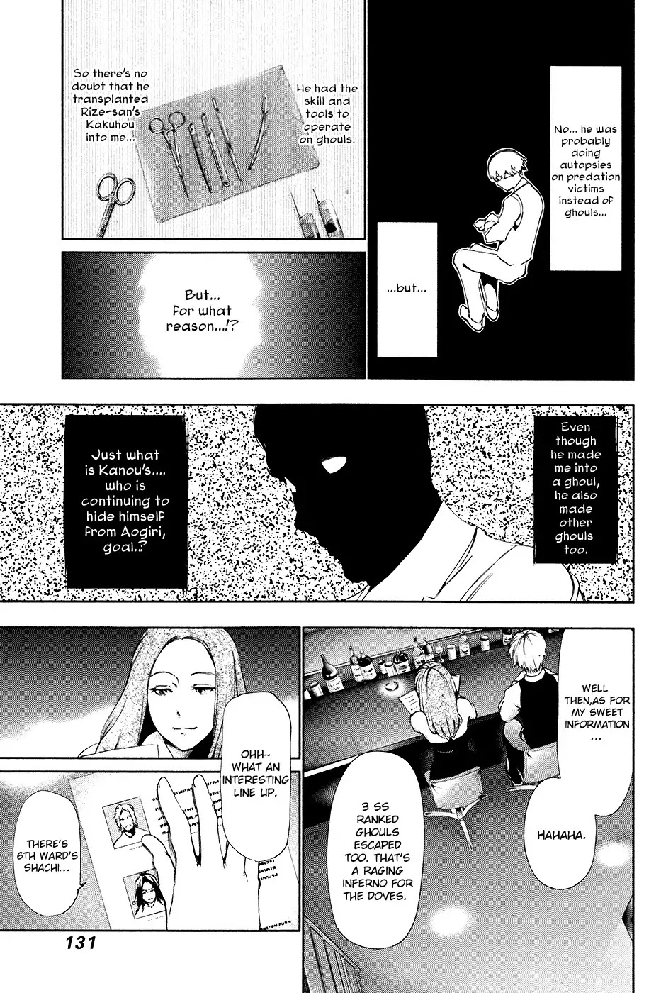Tokyo Ghoul Chapter 86 page 17 - Chapter 86: Visitor