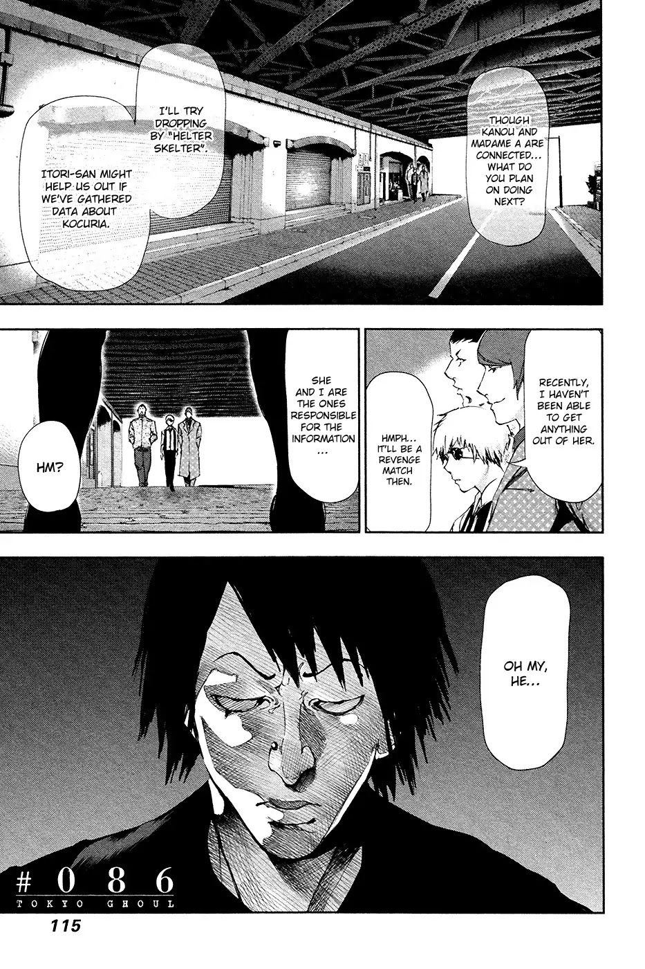Tokyo Ghoul Chapter 86 page 2 - Chapter 86: Visitor