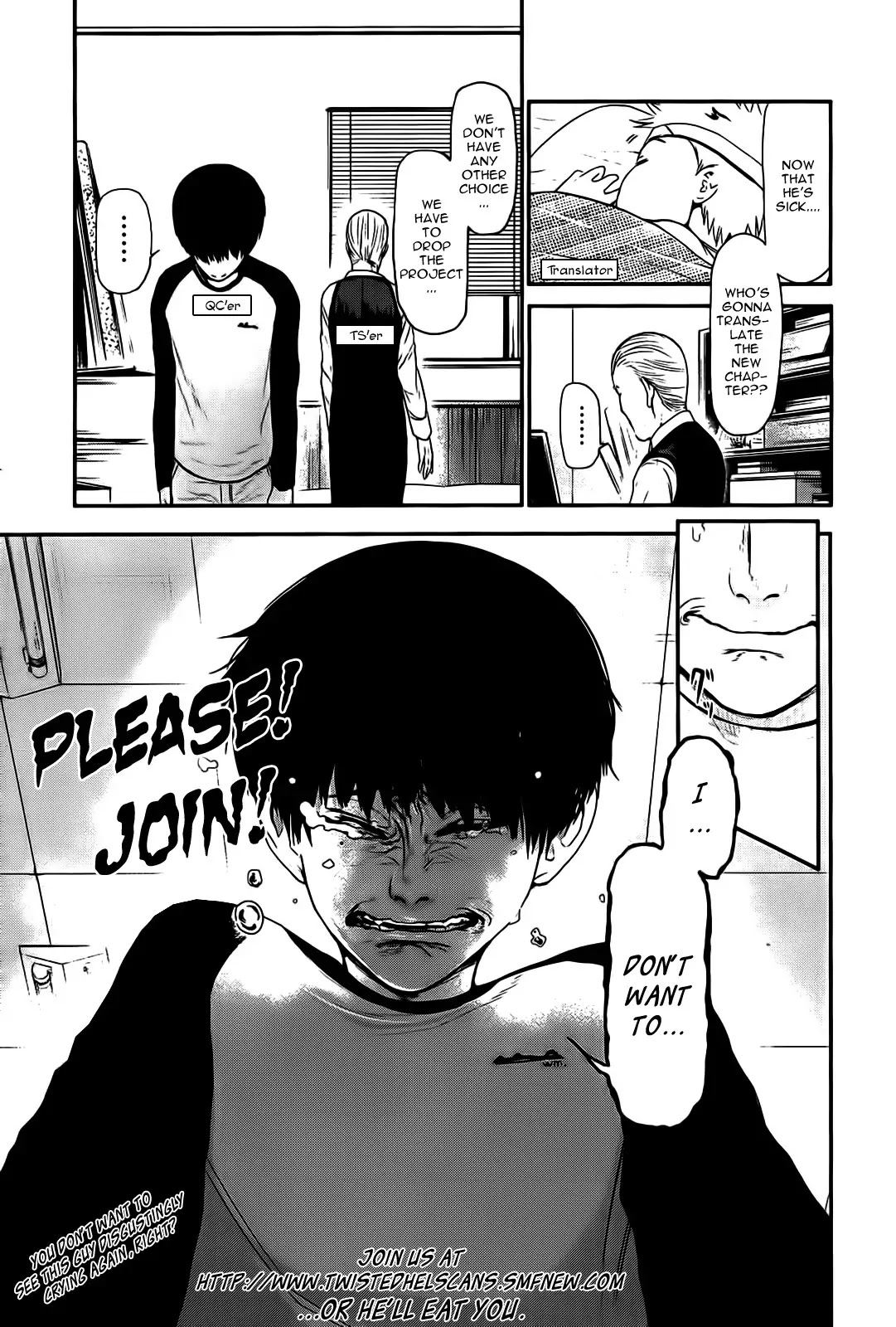 Tokyo Ghoul Chapter 9 page 1 - Chapter 9: Hatching
