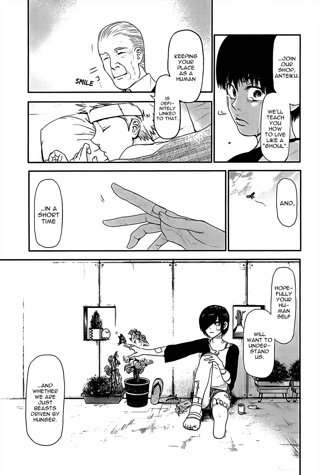 Tokyo Ghoul Chapter 9 page 21 - Chapter 9: Hatching
