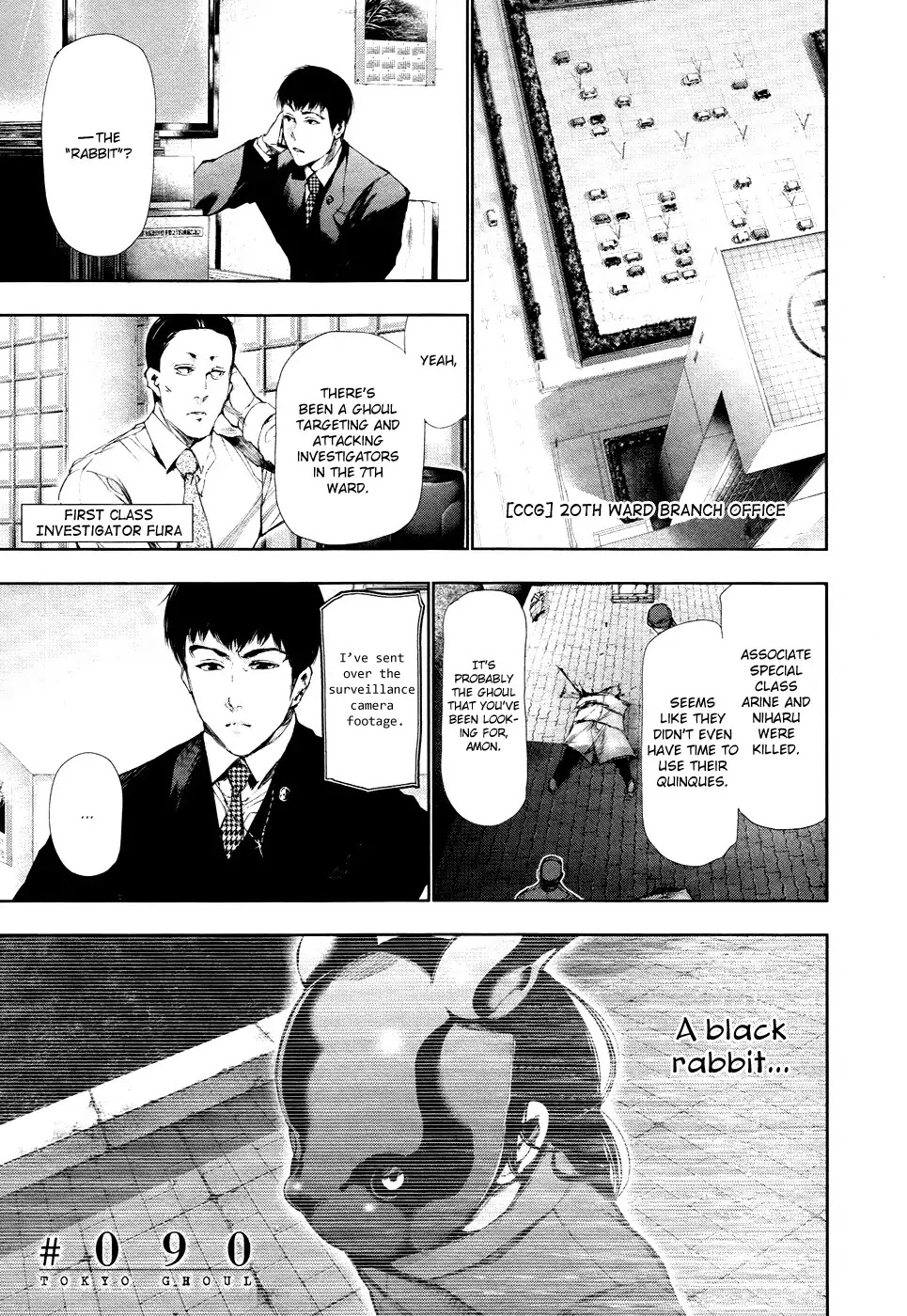 Tokyo Ghoul Chapter 90 page 4 - Chapter 90: Pursuit