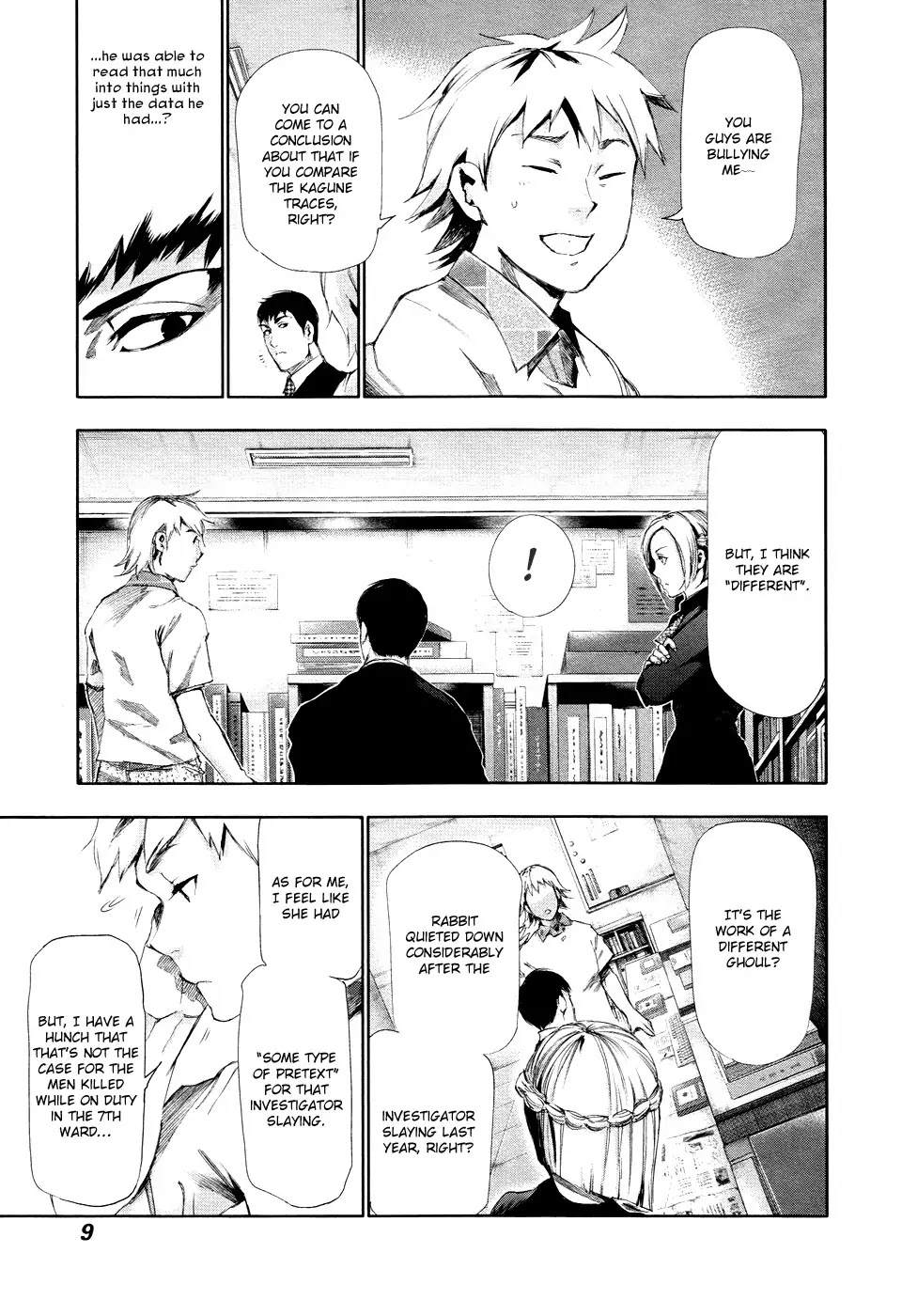 Tokyo Ghoul Chapter 90 page 8 - Chapter 90: Pursuit