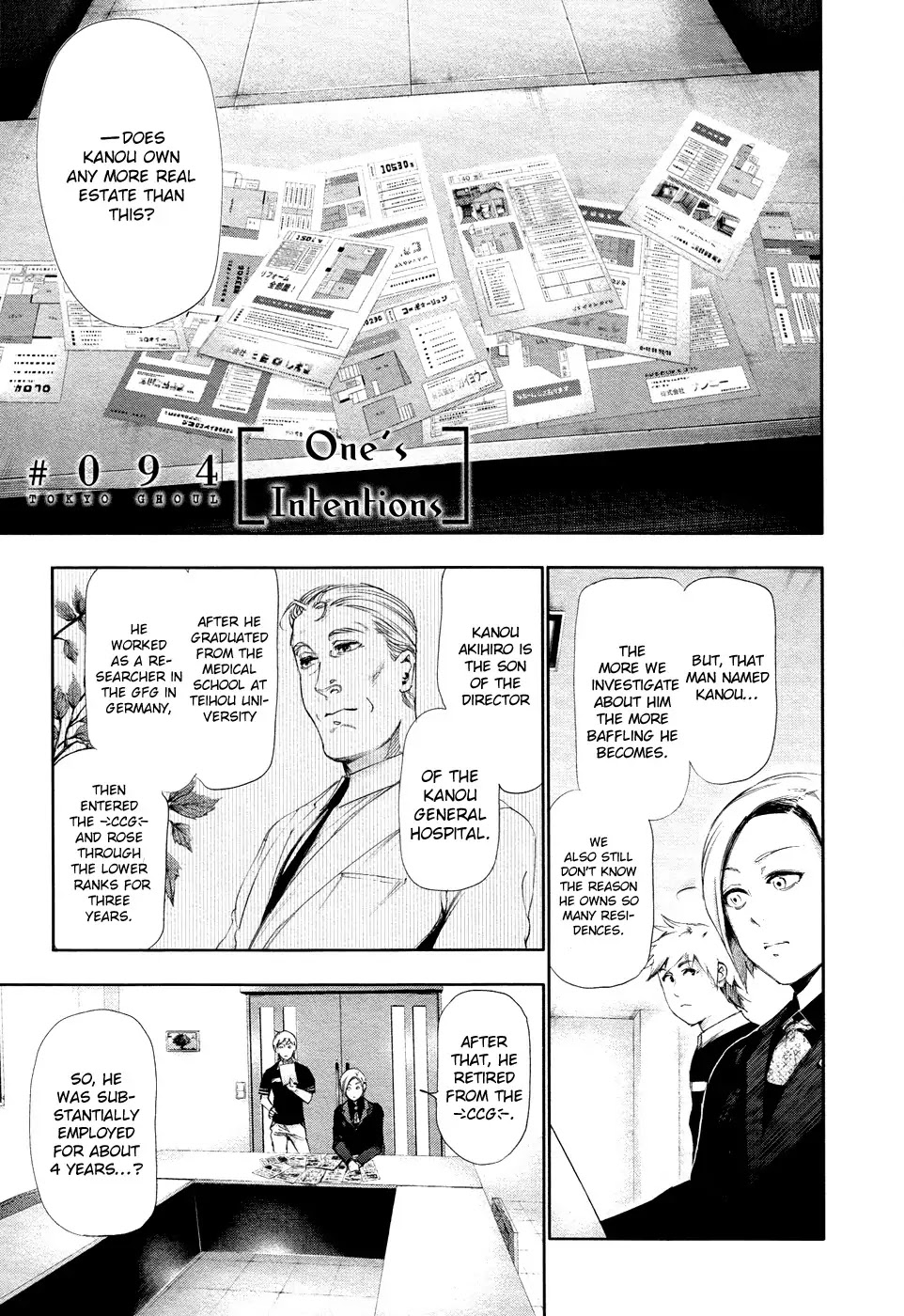 Tokyo Ghoul Chapter 94 page 2 - Chapter 94: One's Intentions