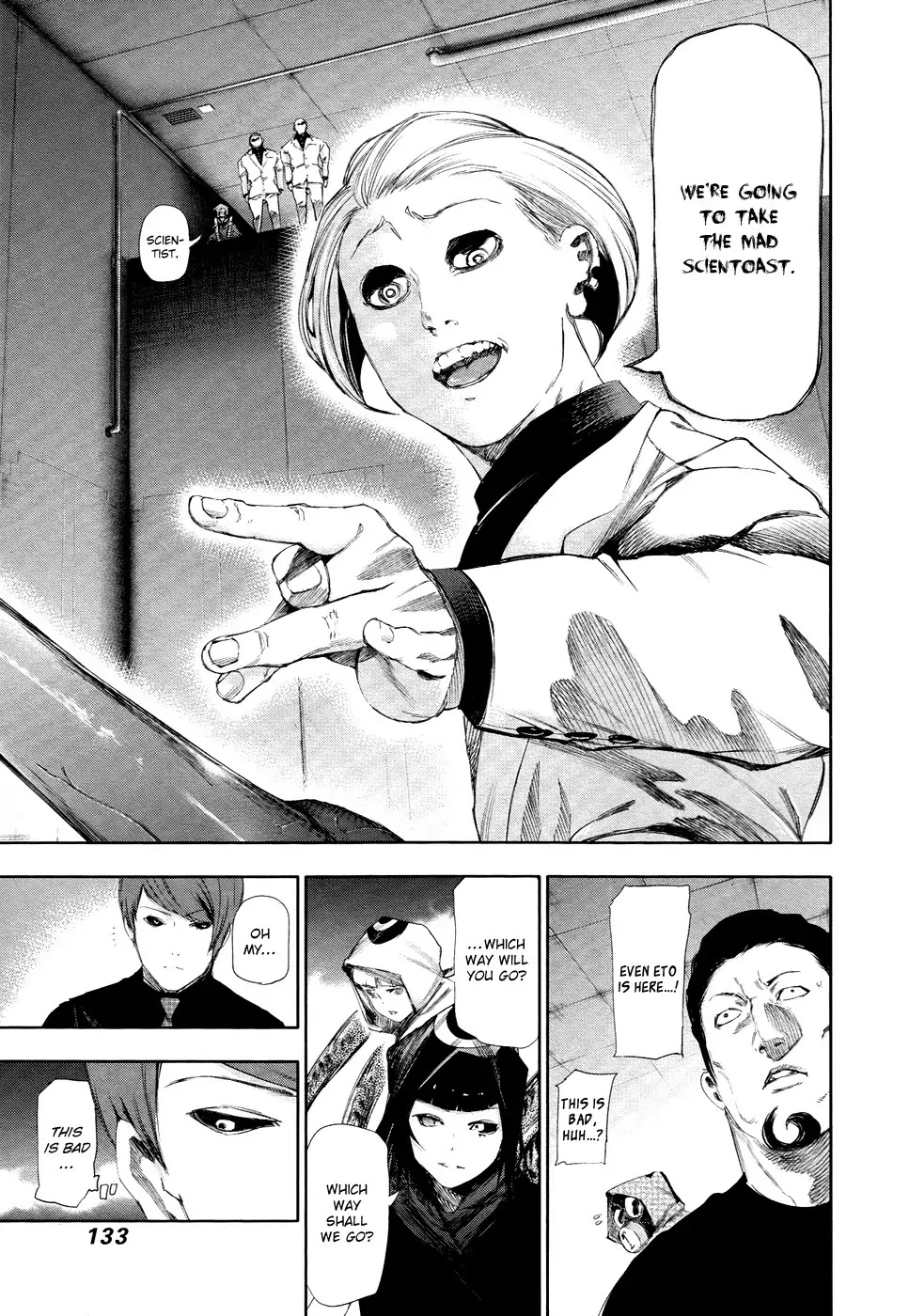 Tokyo Ghoul Chapter 96 page 17 - Chapter 96: Going Underground