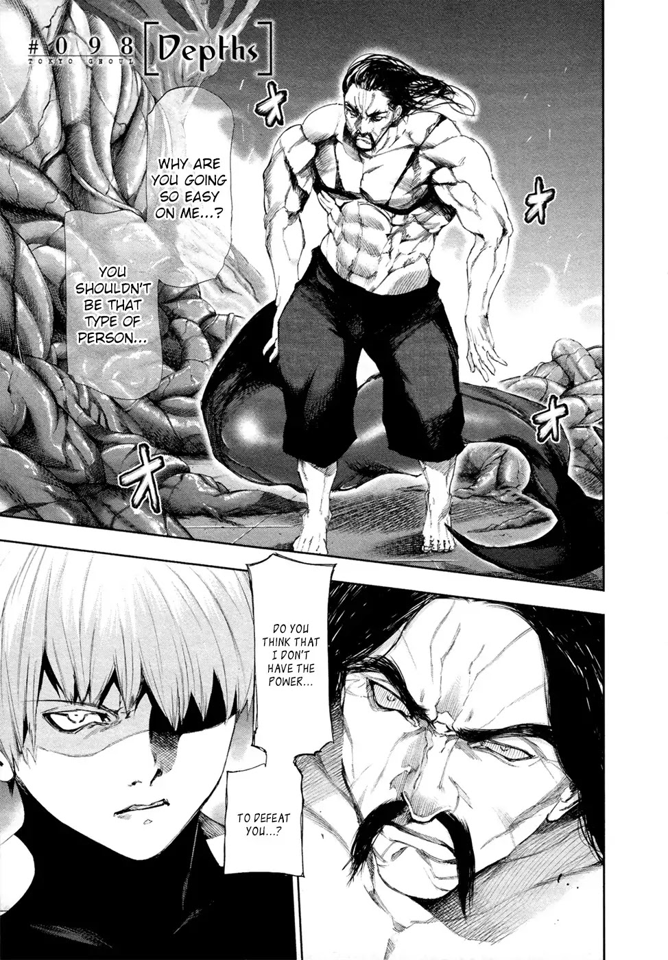 Tokyo Ghoul Chapter 98 page 2 - Chapter 98: Depths