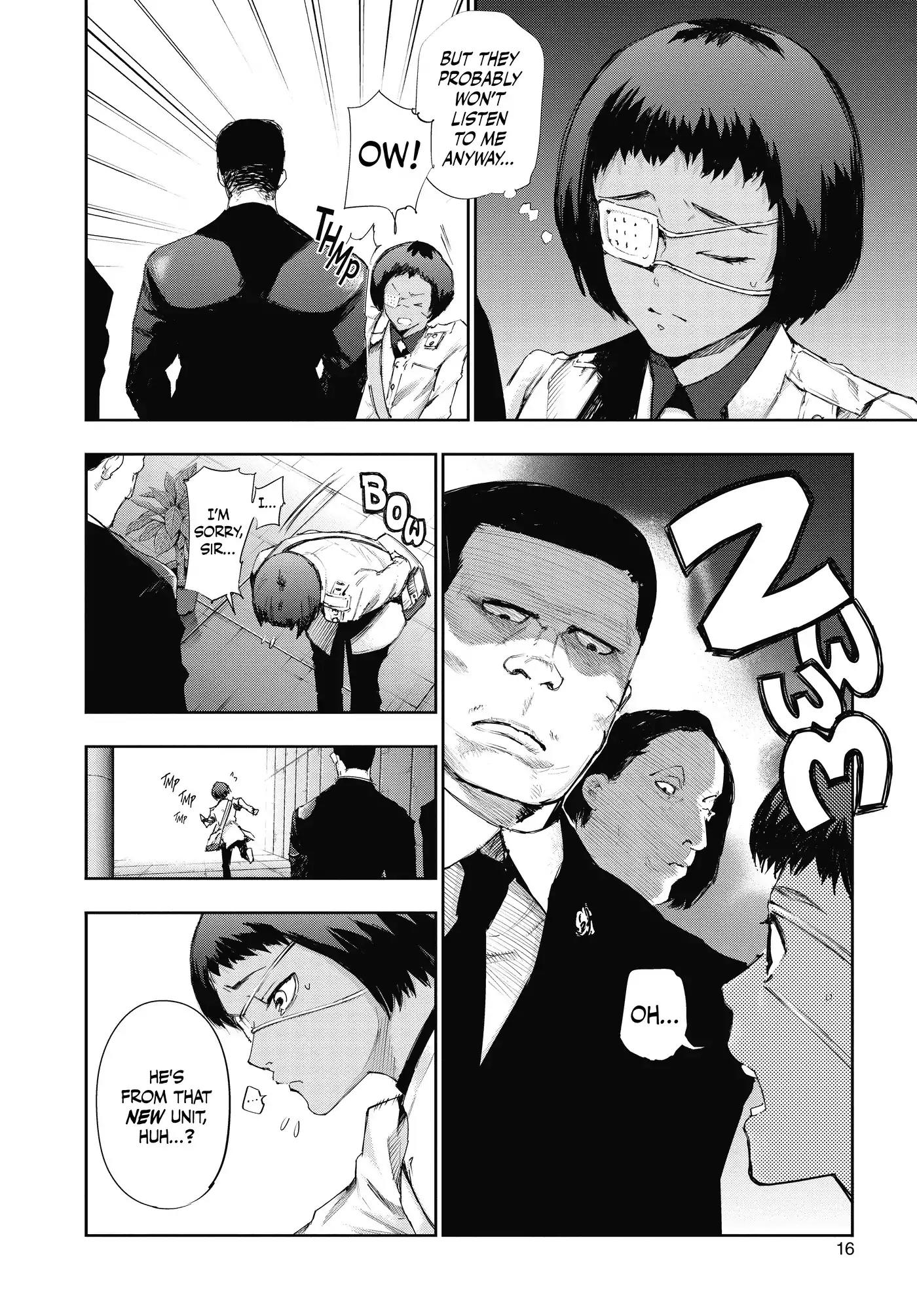 Tokyo Ghoul:re Chapter 1 page 15 - Chapter 1: Bone