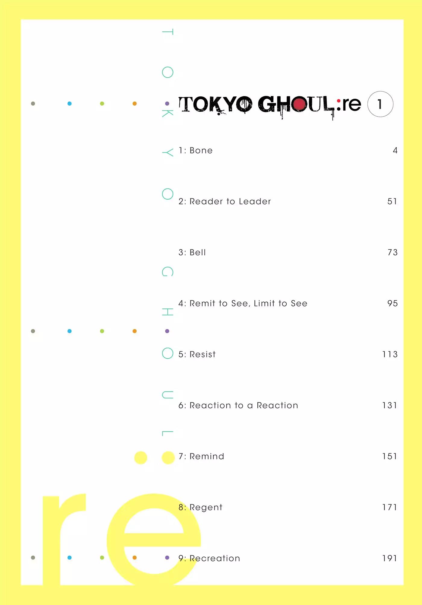 Tokyo Ghoul:re Chapter 1 page 3 - Chapter 1: Bone