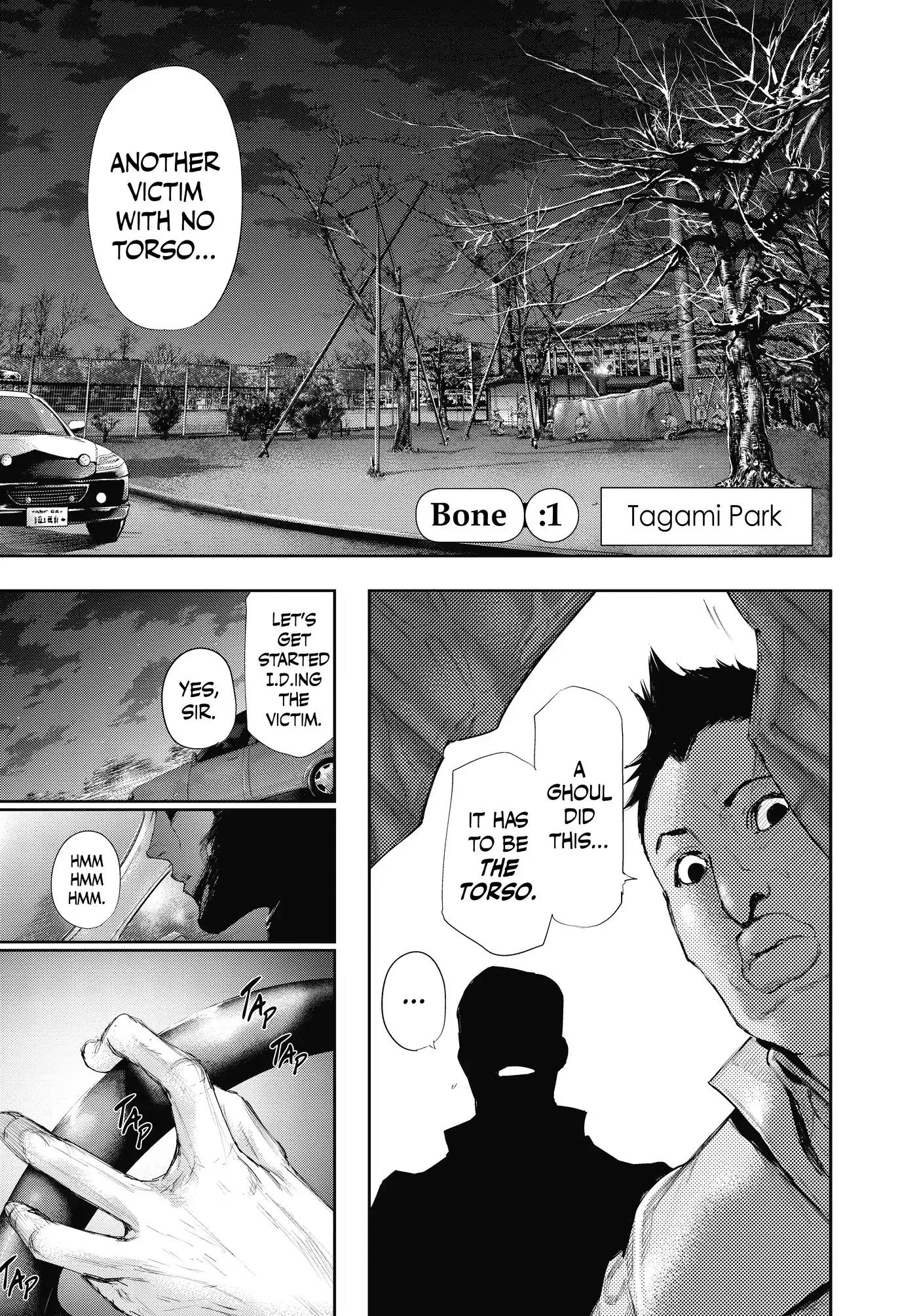 Tokyo Ghoul:re Chapter 1 page 9 - Chapter 1: Bone