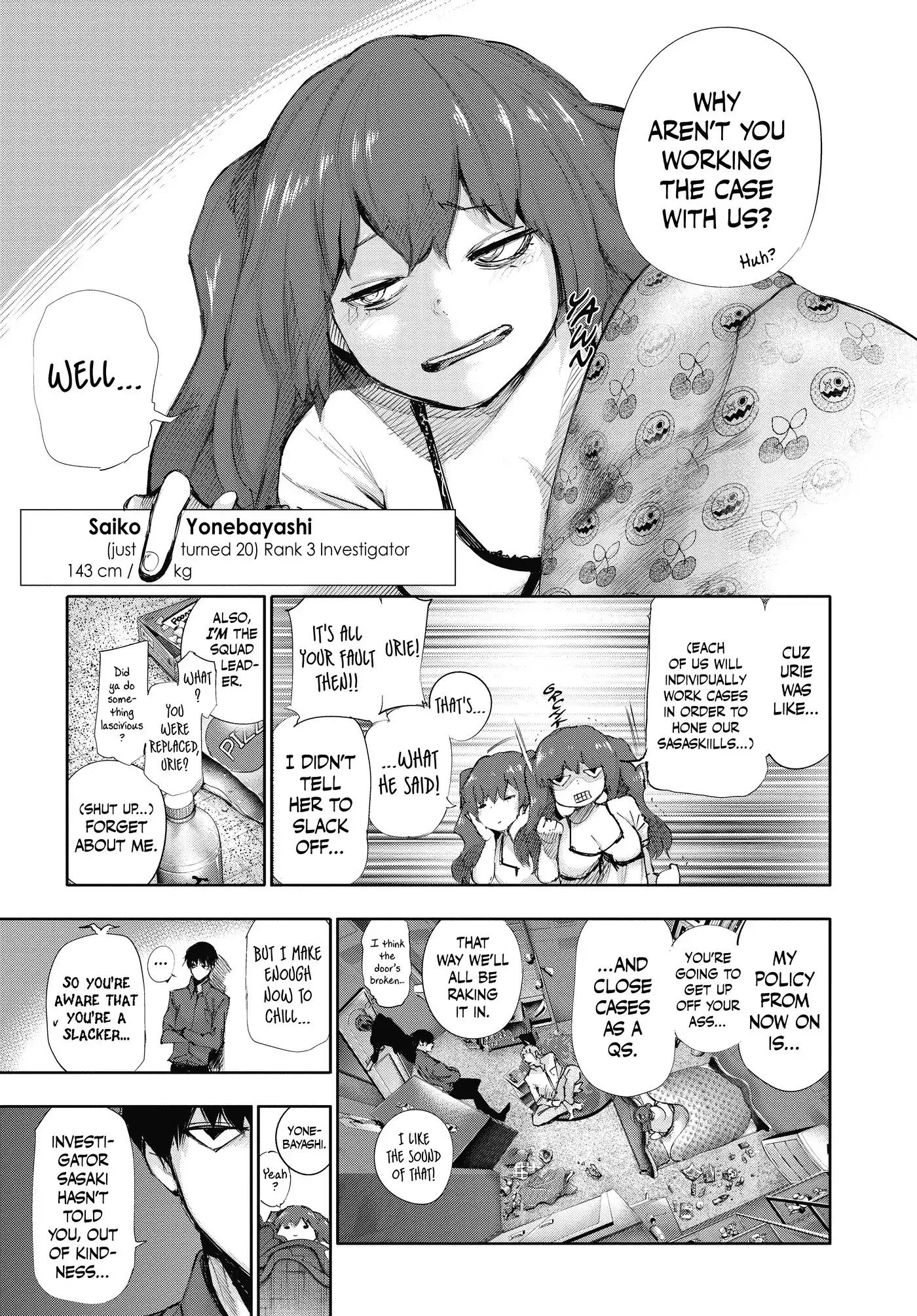 Tokyo Ghoul:re Chapter 10 page 13 - Chapter 10: Redoubt