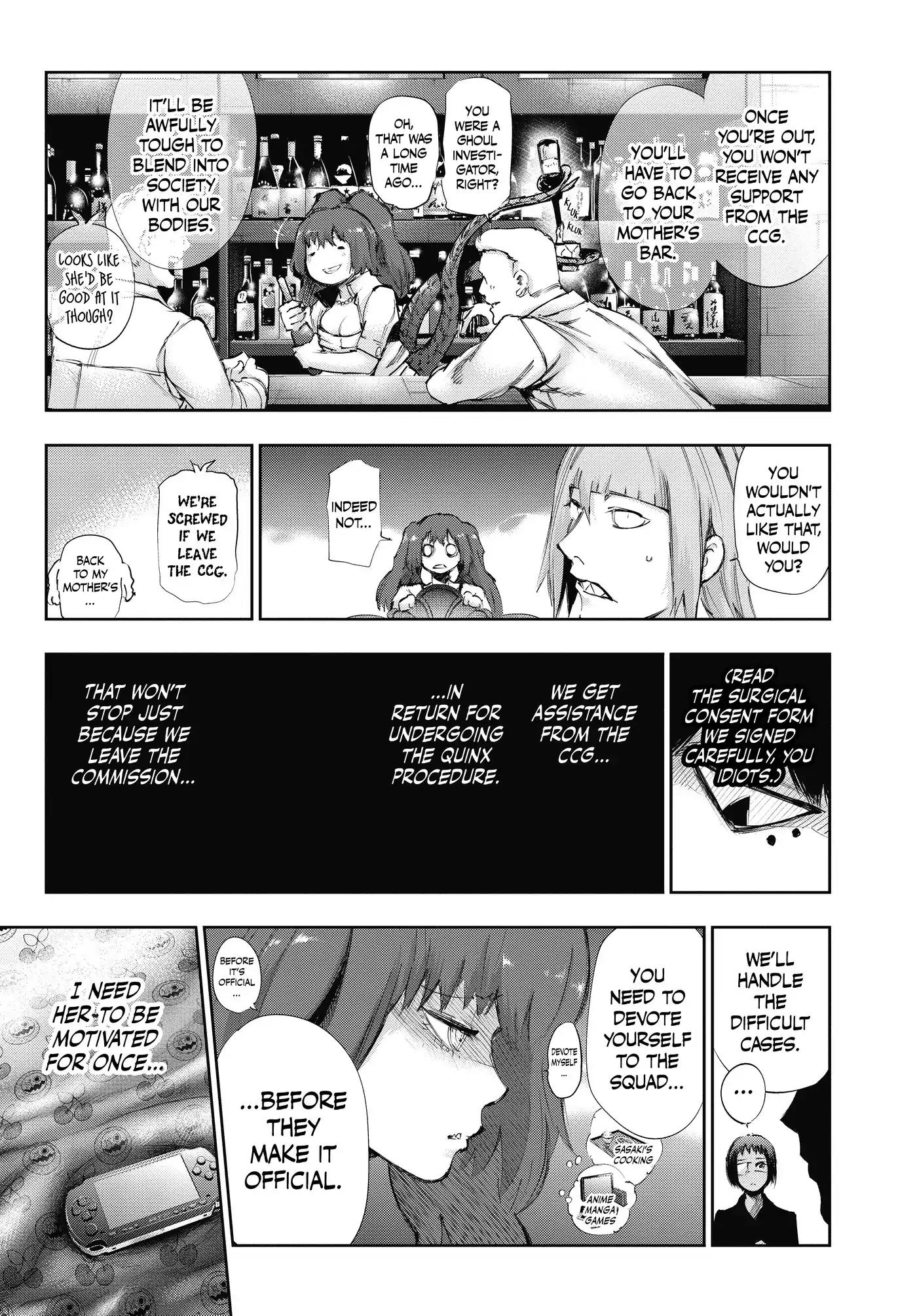 Tokyo Ghoul:re Chapter 10 page 15 - Chapter 10: Redoubt