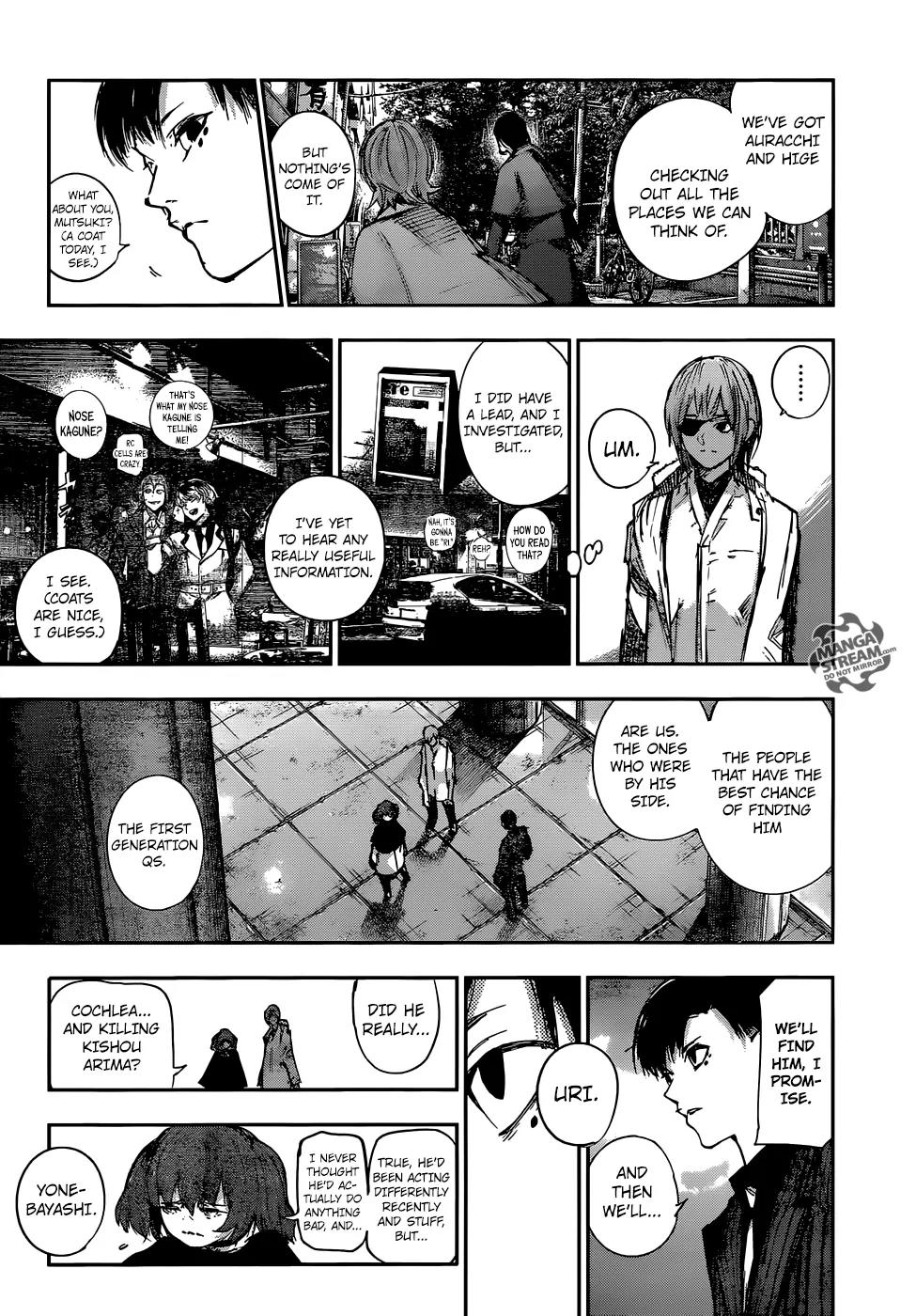 Tokyo Ghoul:re Chapter 100 page 15 - Chapter 100: The Red Hands