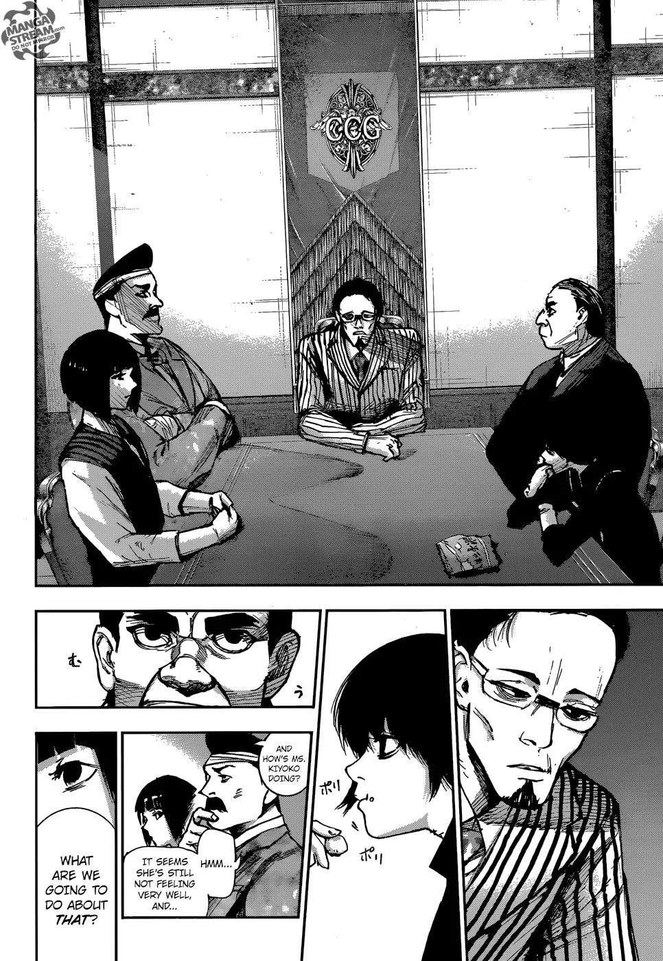 Tokyo Ghoul:re Chapter 100 page 4 - Chapter 100: The Red Hands