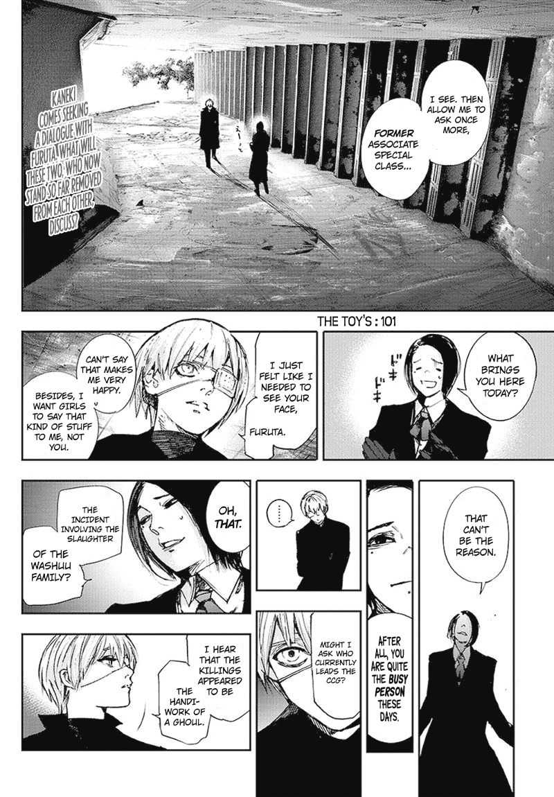 Tokyo Ghoul:re Chapter 101 page 3 - Chapter 101 : The Toy's