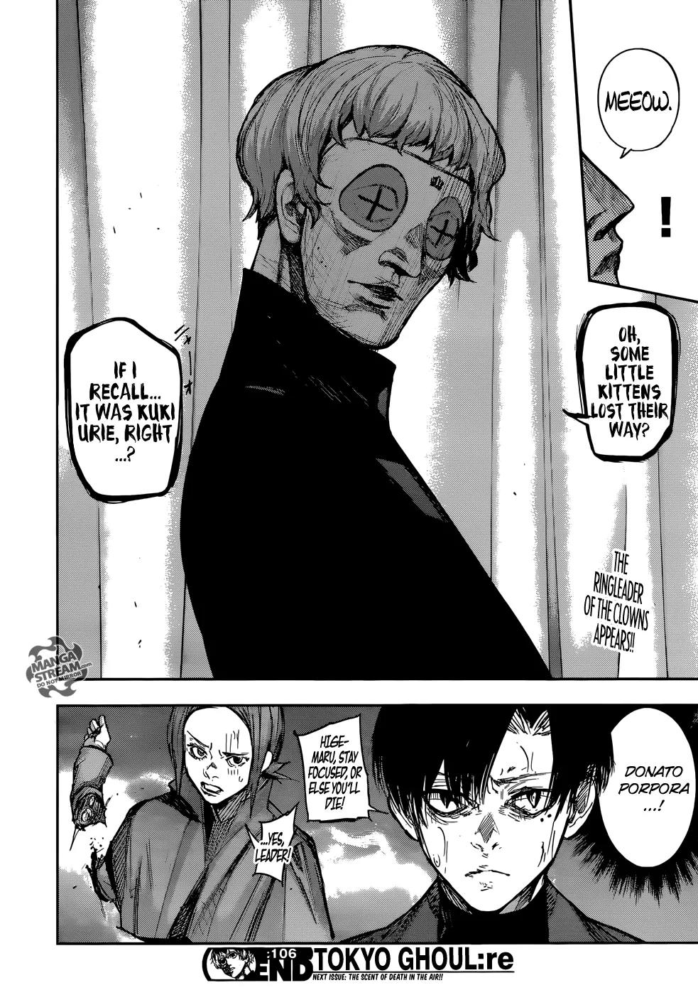 Tokyo Ghoul:re Chapter 106 page 20 - Chapter 106: A Hopeless Course