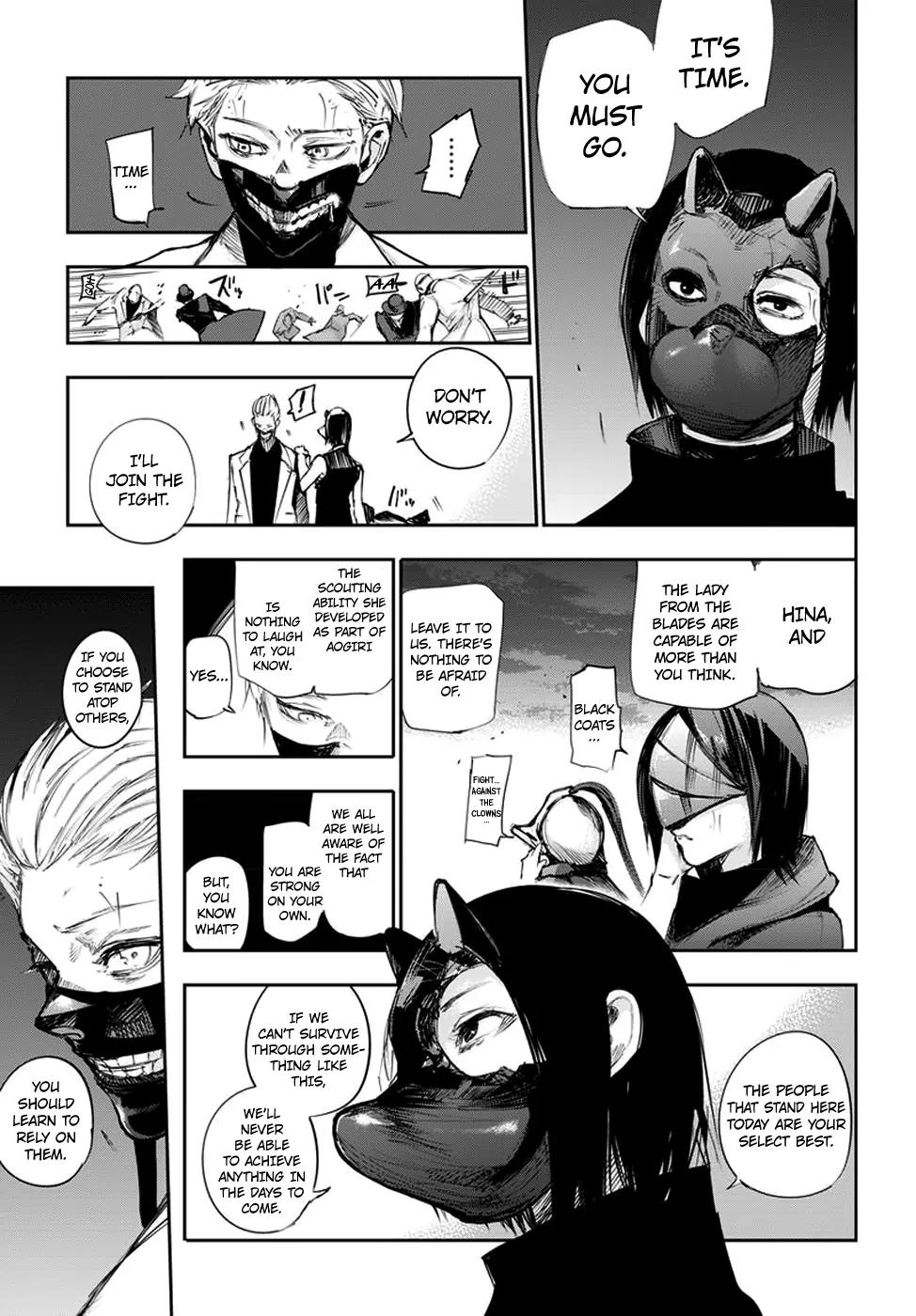 Tokyo Ghoul:re Chapter 107 page 16 - Chapter 107: V