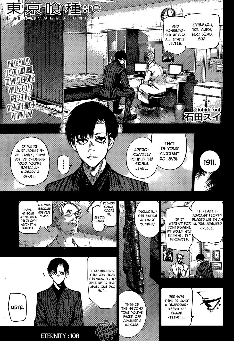 Tokyo Ghoul:re Chapter 108 page 1 - Chapter 108: Eternity