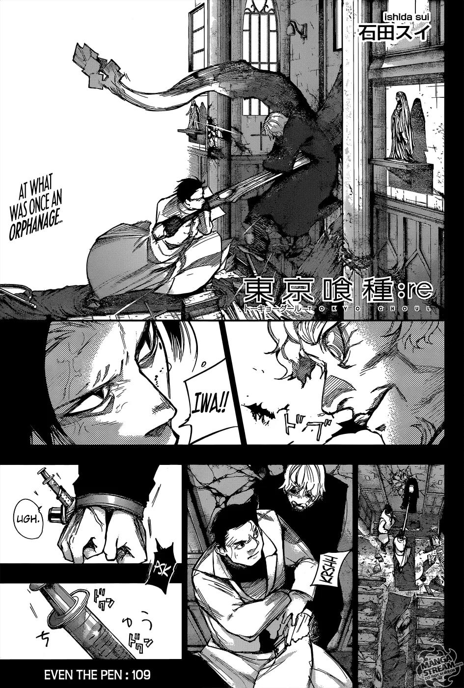 Tokyo Ghoul:re Chapter 109 page 1 - Chapter 109: Even The Pen