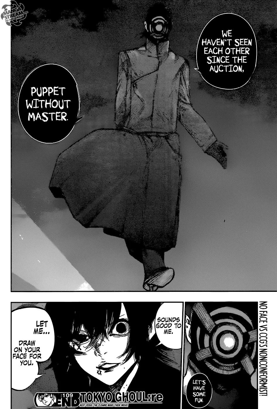 Tokyo Ghoul:re Chapter 109 page 19 - Chapter 109: Even The Pen