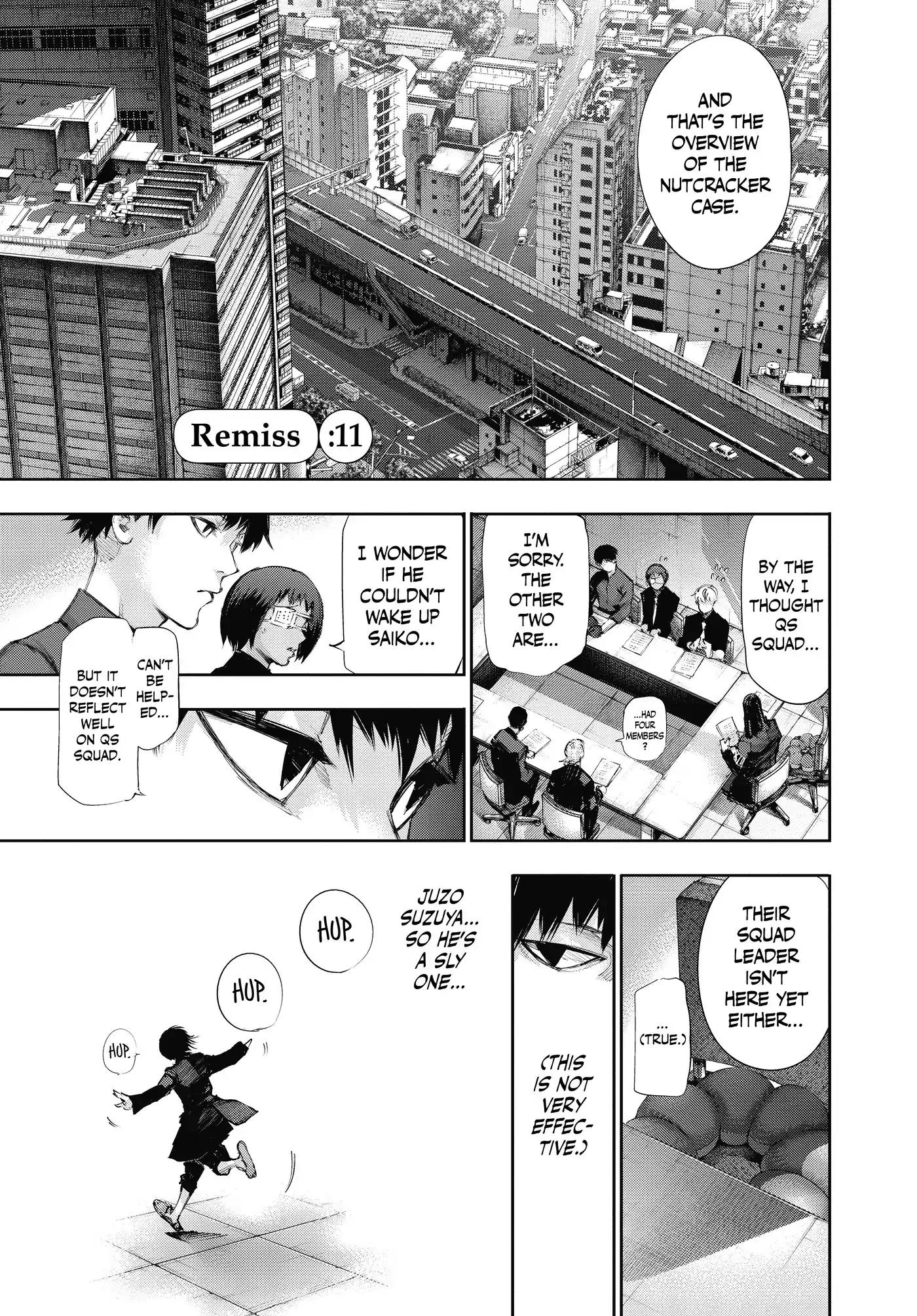 Tokyo Ghoul:re Chapter 11 page 1 - Chapter 11: Remiss
