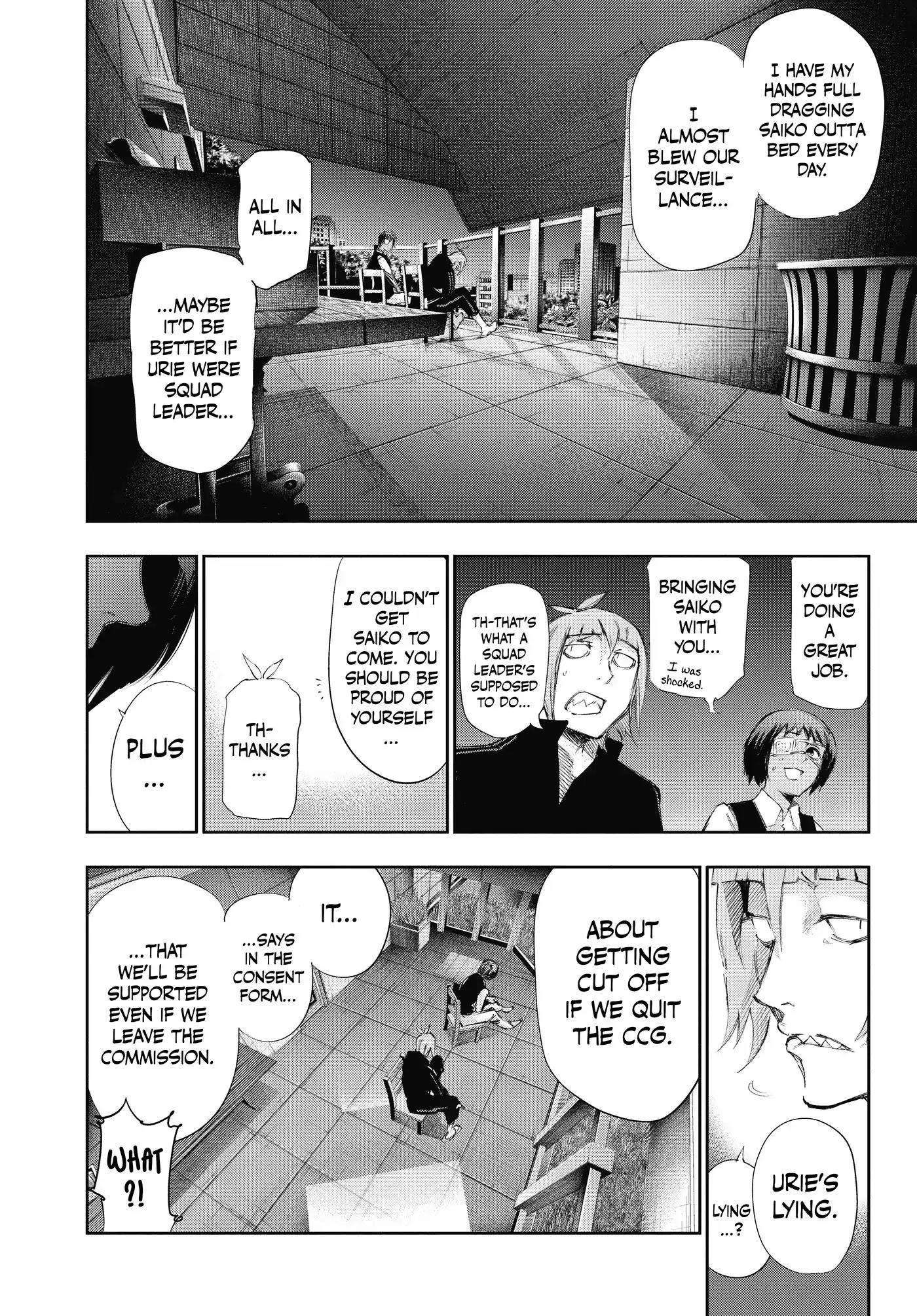 Tokyo Ghoul:re Chapter 11 page 14 - Chapter 11: Remiss