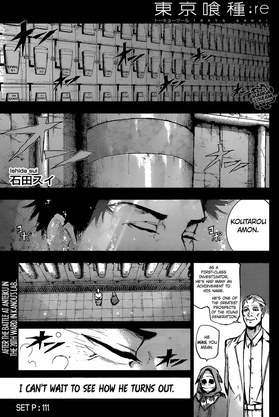 Tokyo Ghoul:re Chapter 111 page 1 - Chapter 111: Set P