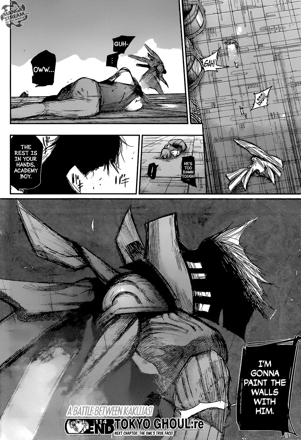 Tokyo Ghoul:re Chapter 114 page 19 - Chapter 114: Dear