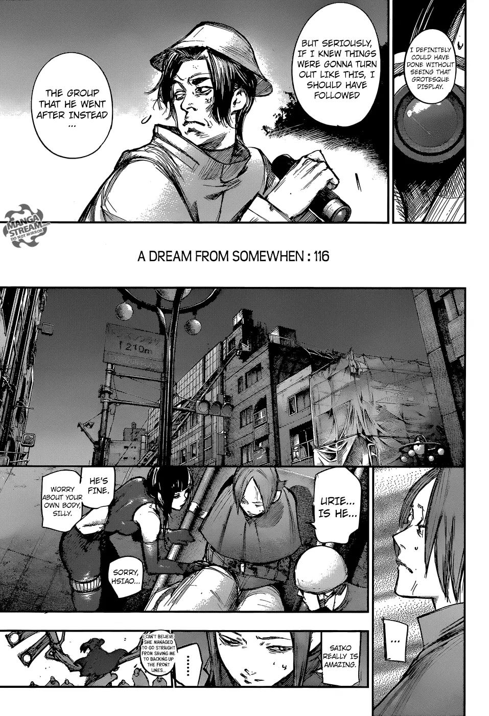 Tokyo Ghoul:re Chapter 116 page 7 - Chapter 116: A Dream from Somewhen