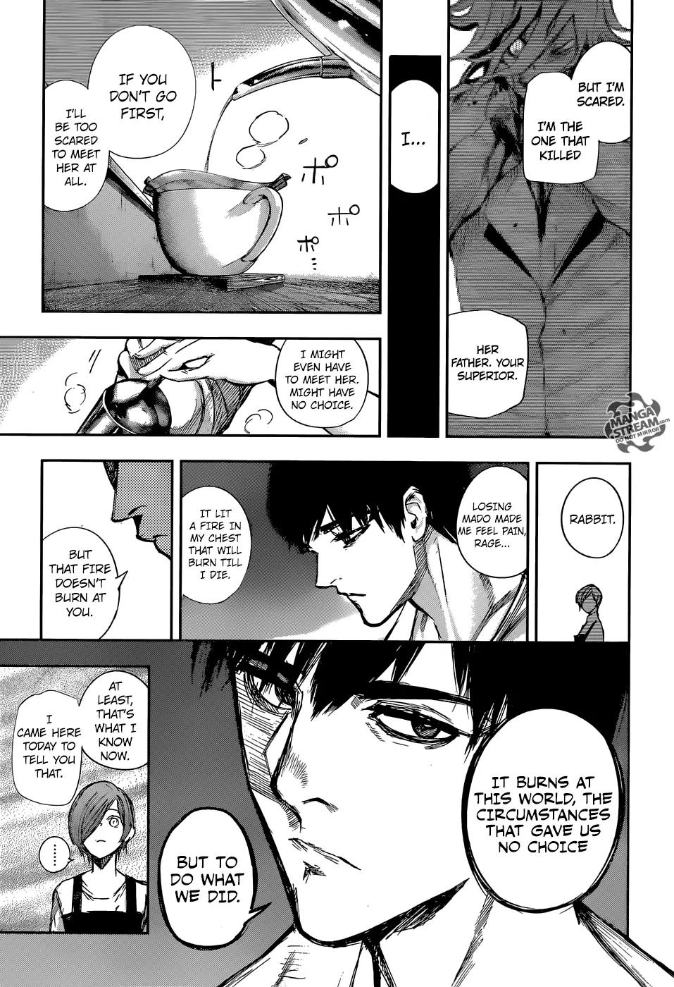Tokyo Ghoul:re Chapter 117 page 13 - Chapter 117: Thumb Up