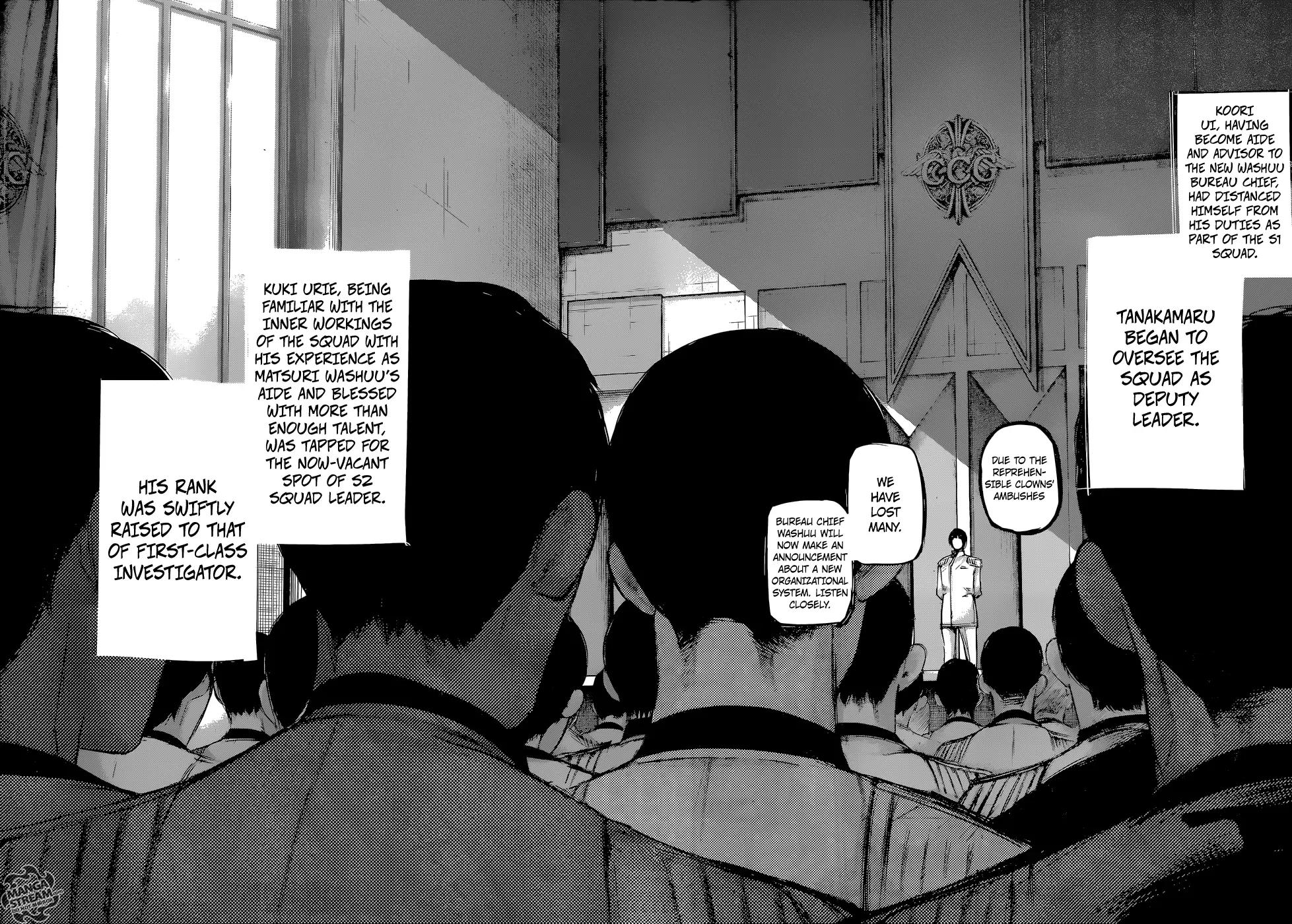 Tokyo Ghoul:re Chapter 117 page 18 - Chapter 117: Thumb Up