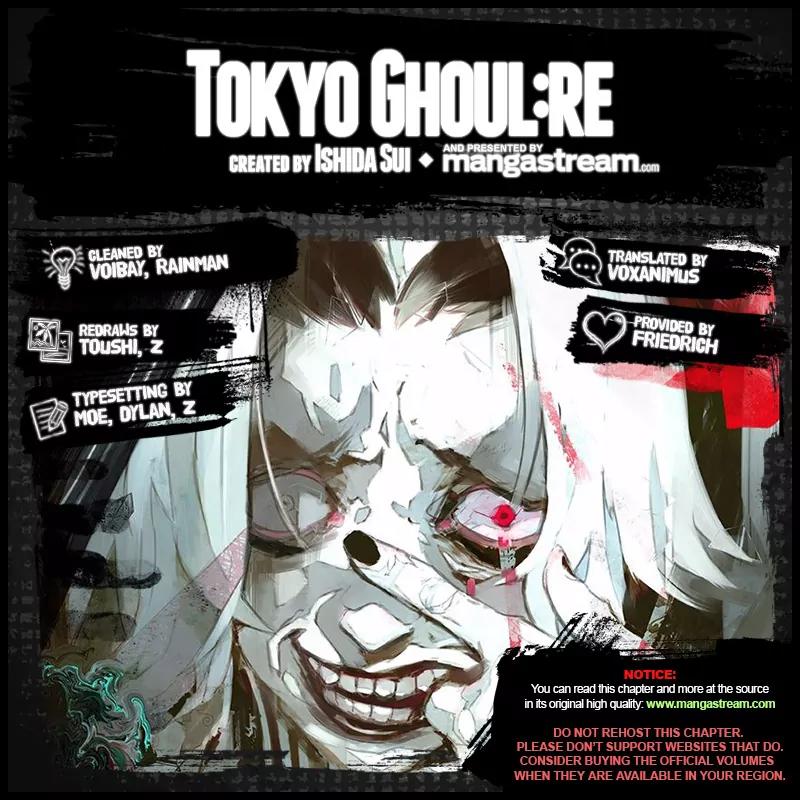 Tokyo Ghoul:re Chapter 117 page 2 - Chapter 117: Thumb Up