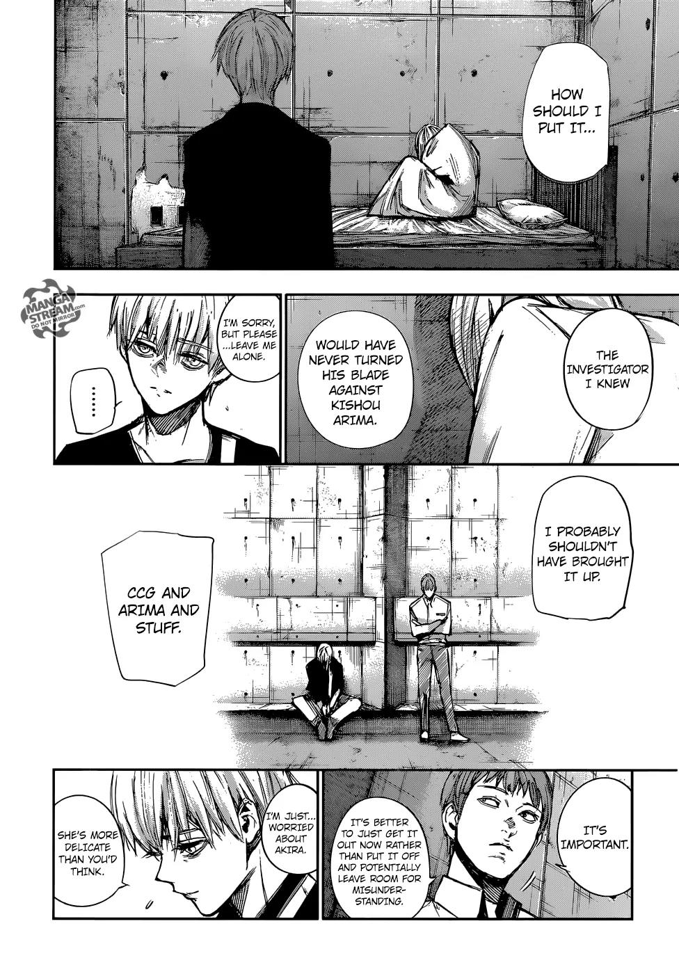 Tokyo Ghoul:re Chapter 117 page 6 - Chapter 117: Thumb Up