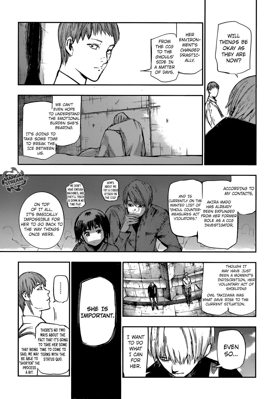 Tokyo Ghoul:re Chapter 117 page 7 - Chapter 117: Thumb Up
