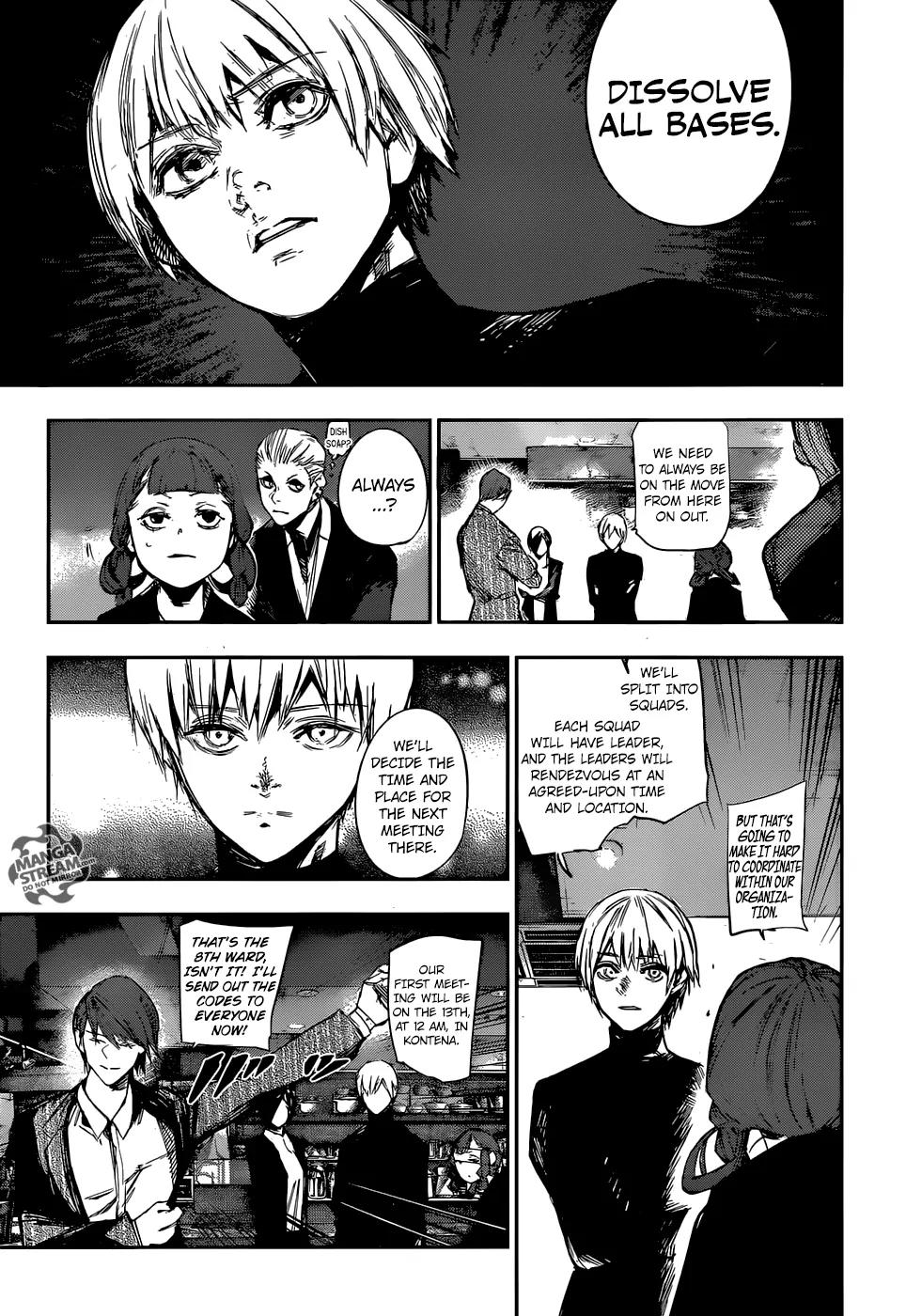Tokyo Ghoul:re Chapter 122 page 17 - Chapter 122: What Time Works for You?