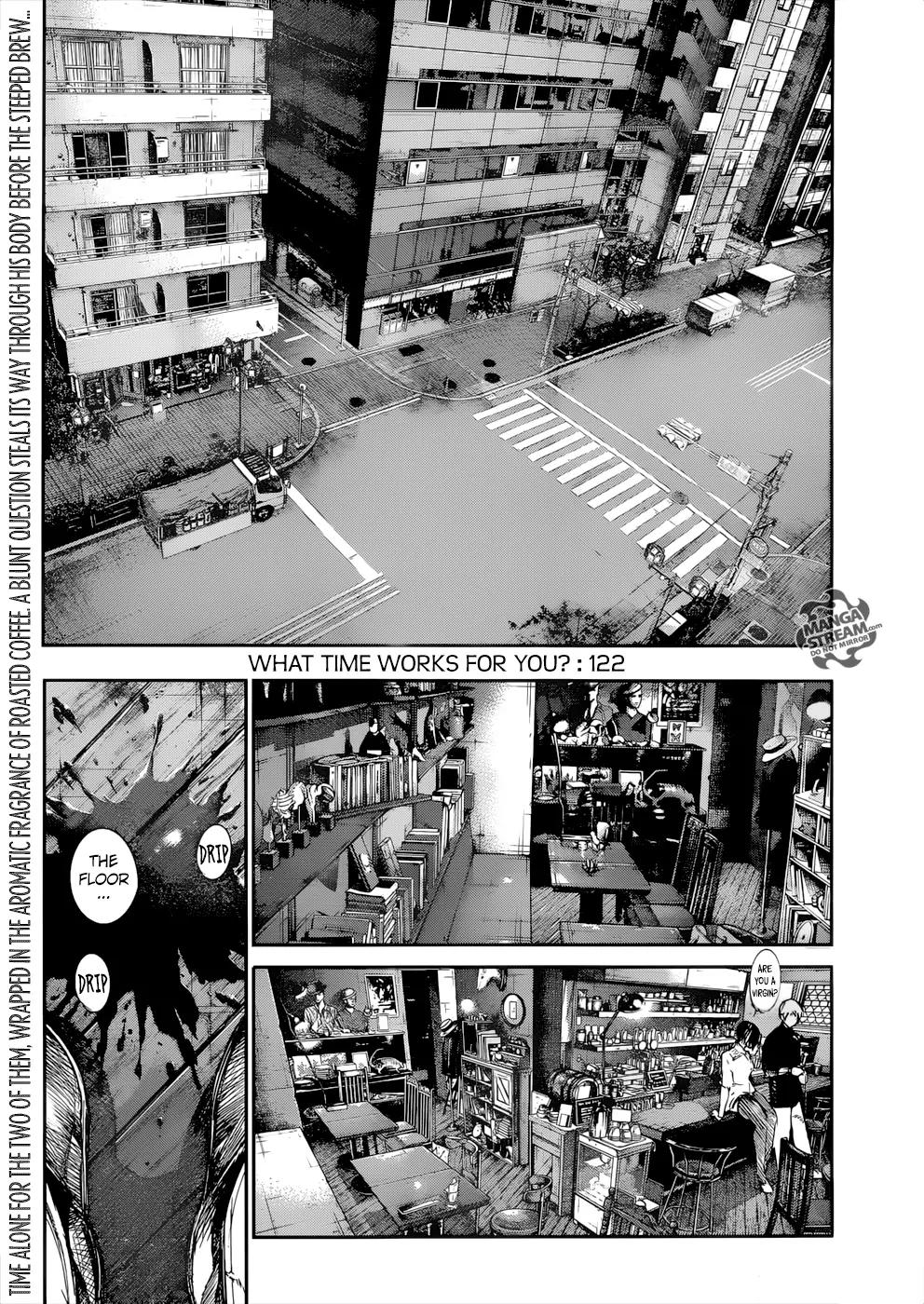 Tokyo Ghoul:re Chapter 122 page 3 - Chapter 122: What Time Works for You?