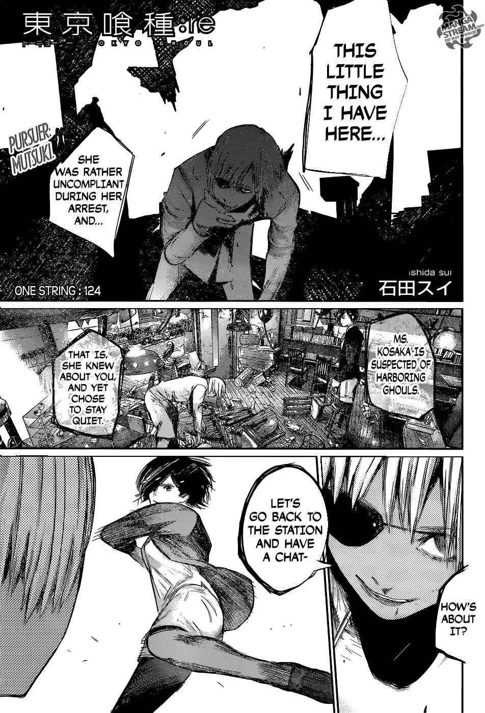 Tokyo Ghoul:re Chapter 124 page 1 - Chapter 124: One String